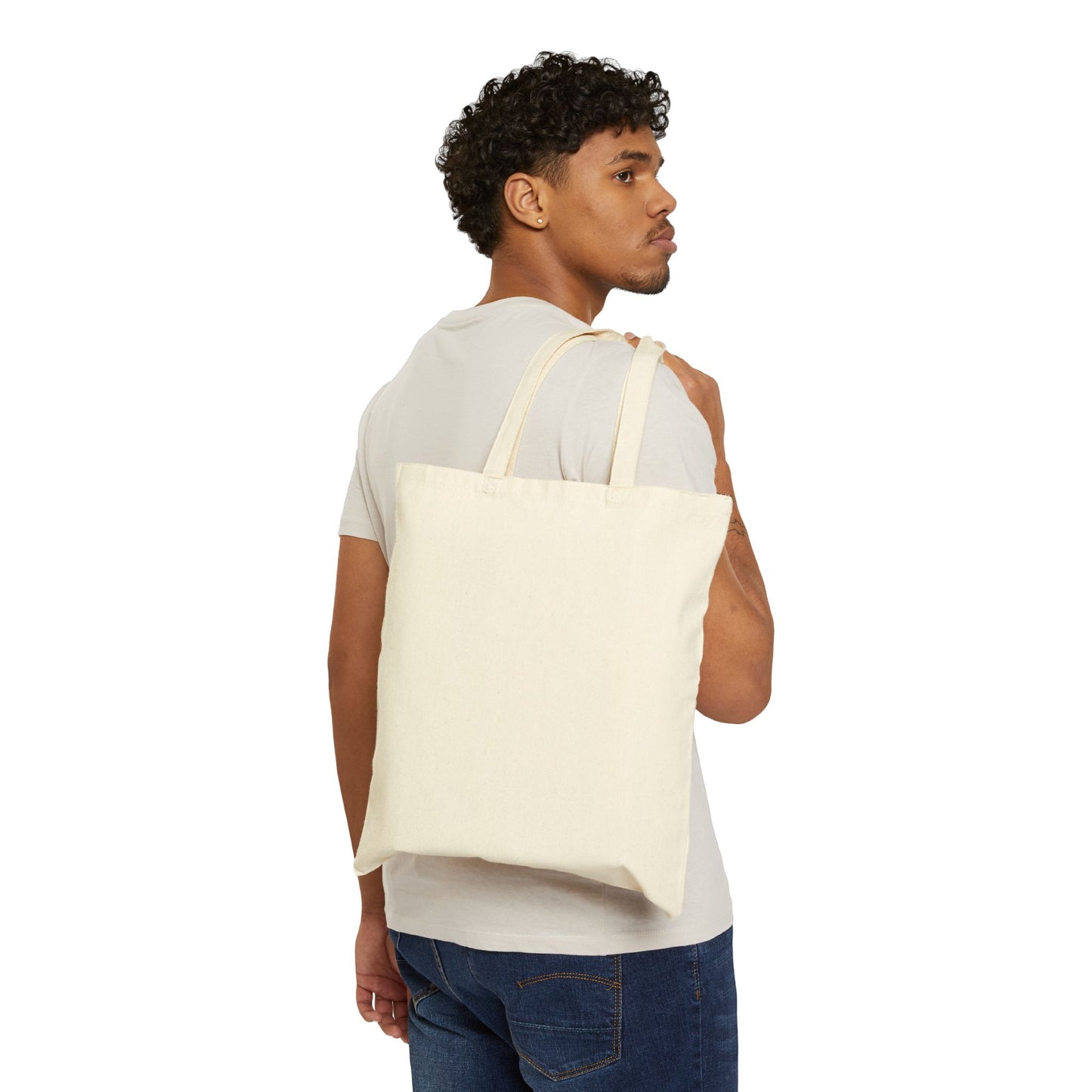 Mama Trio Canvas Tote Bag — Stylish Mom Grocery & Everyday Market Bag