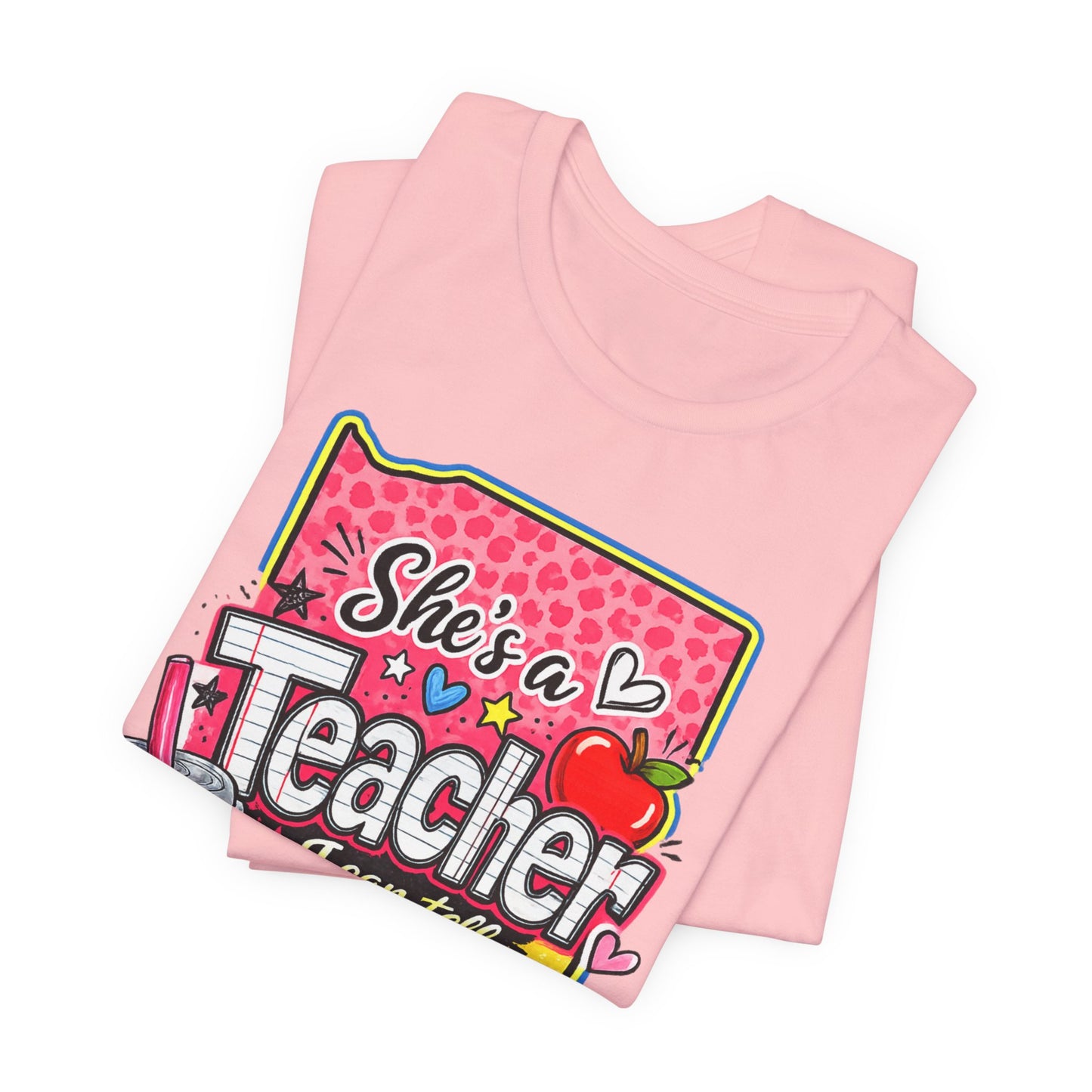 She’s an Indiana Teacher I Can Tell T-Shirt — Cute Gift Tee for Female Teachers