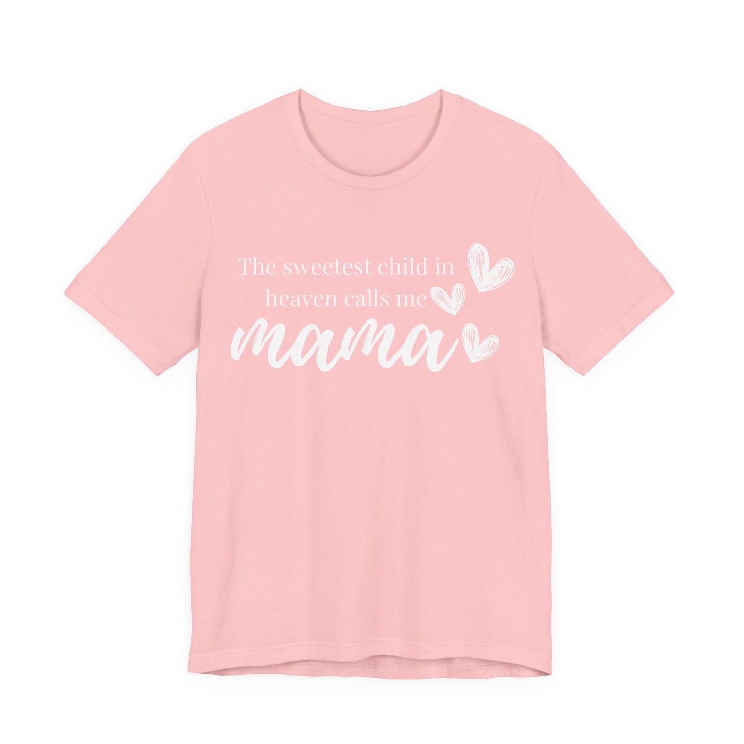 Mama Heart Tee — "mama" Script Mother's Day Pink Shirt