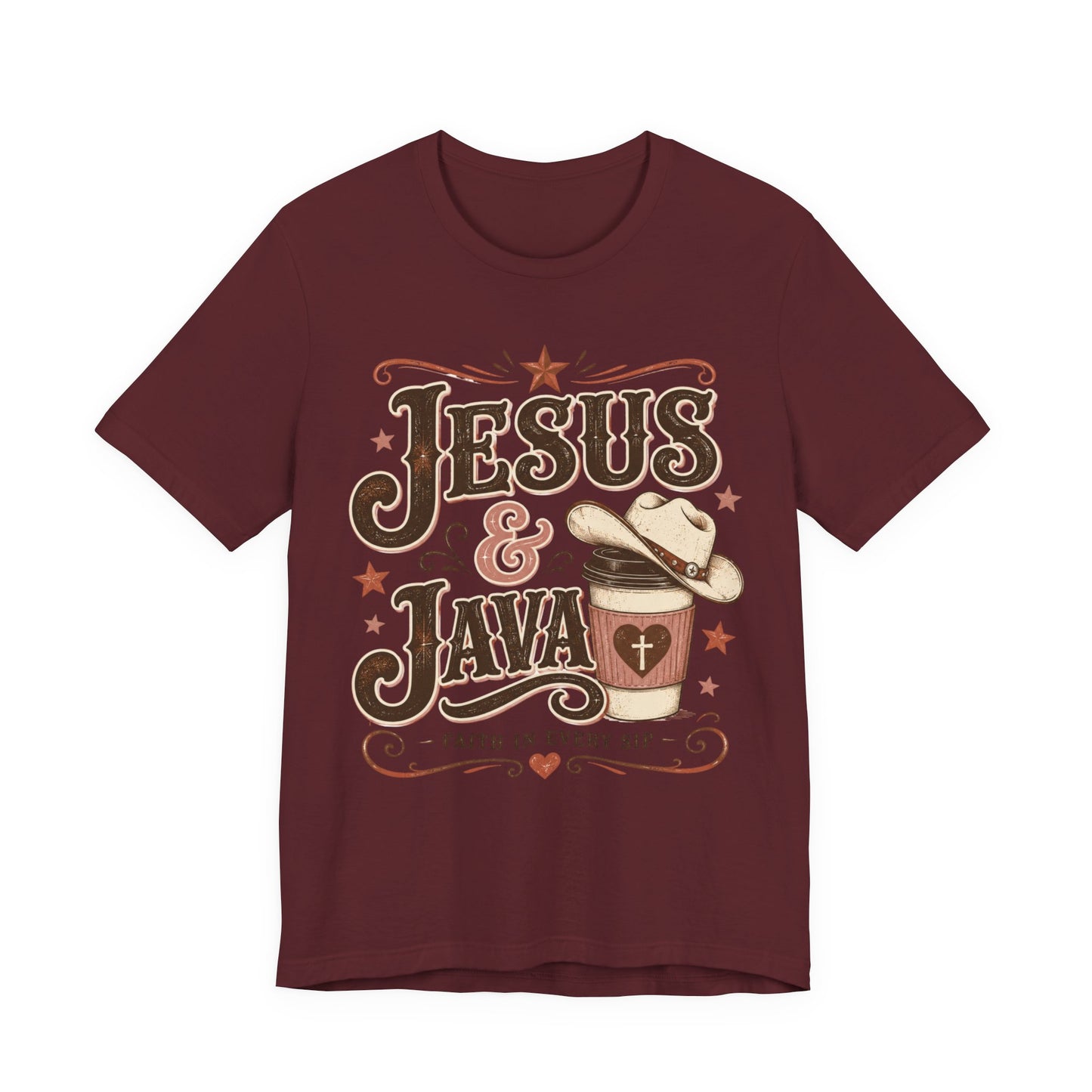 Jesus & Java Tee — Faith In Every Sip Christian Coffee T-Shirt