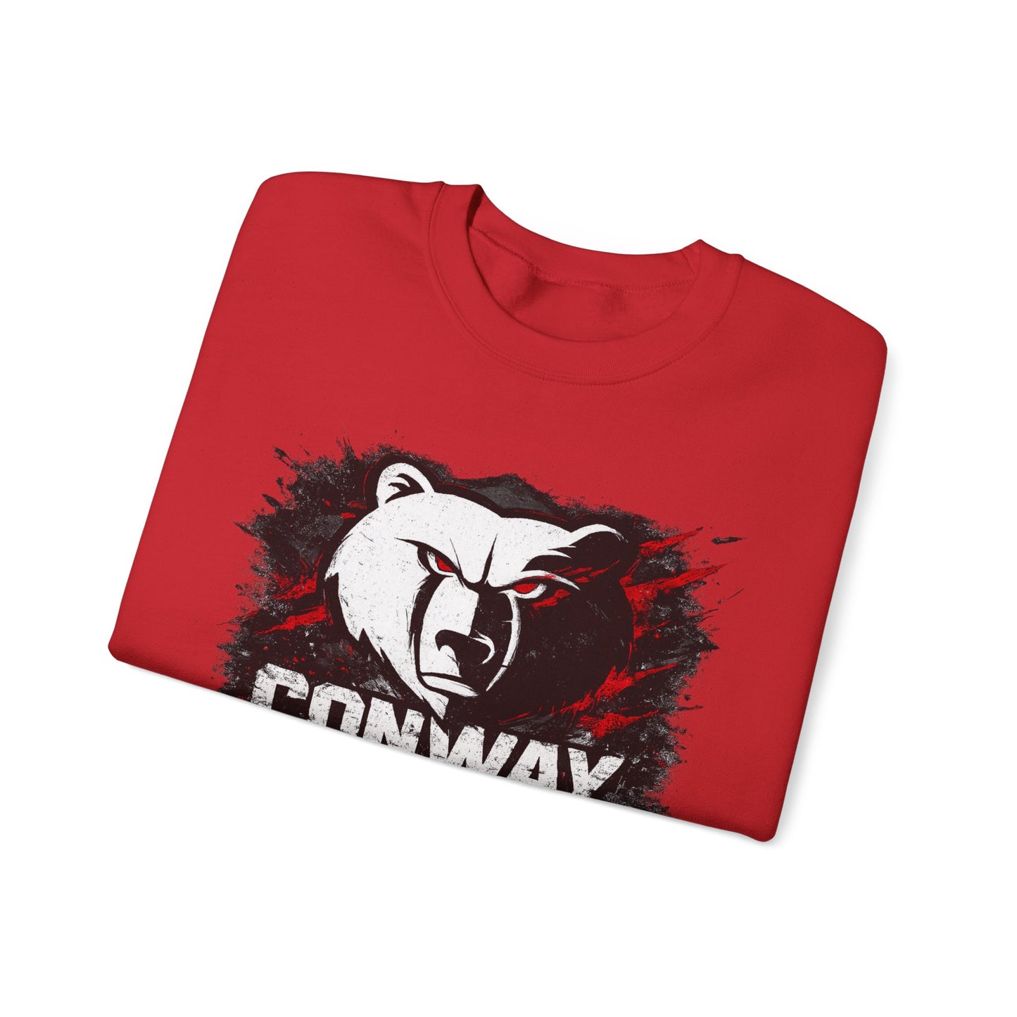 Conway Bears Crewneck Sweatshirt — Athletic Mascot Pullover