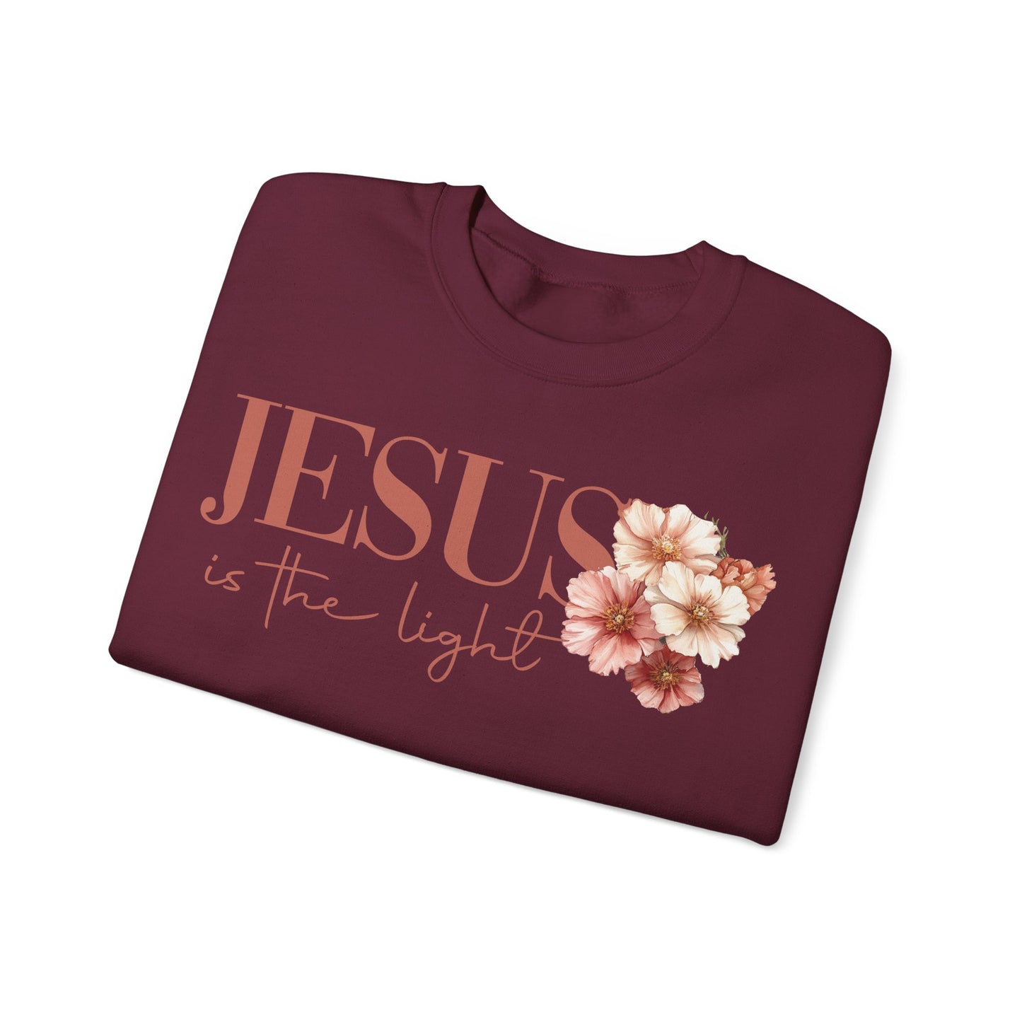 Jesus Is The Light Crewneck Sweatshirt