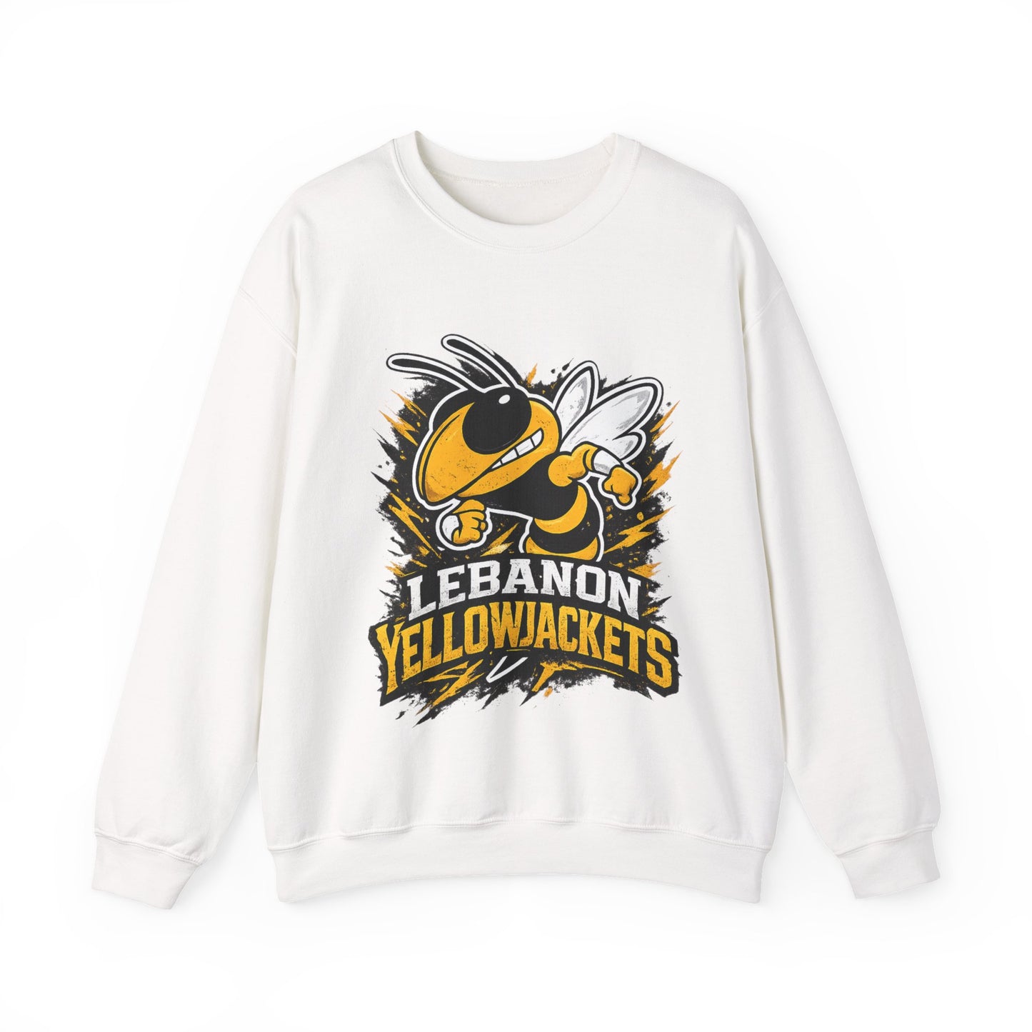 Lebanon Yellowjackets Mascot Crewneck Sweatshirt