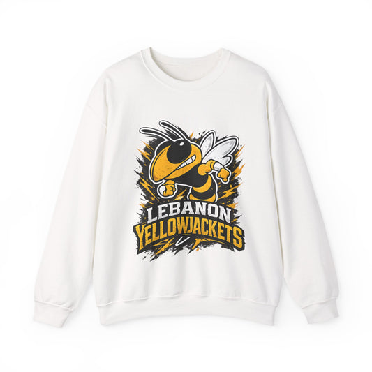 Lebanon Yellowjackets Mascot Crewneck Sweatshirt
