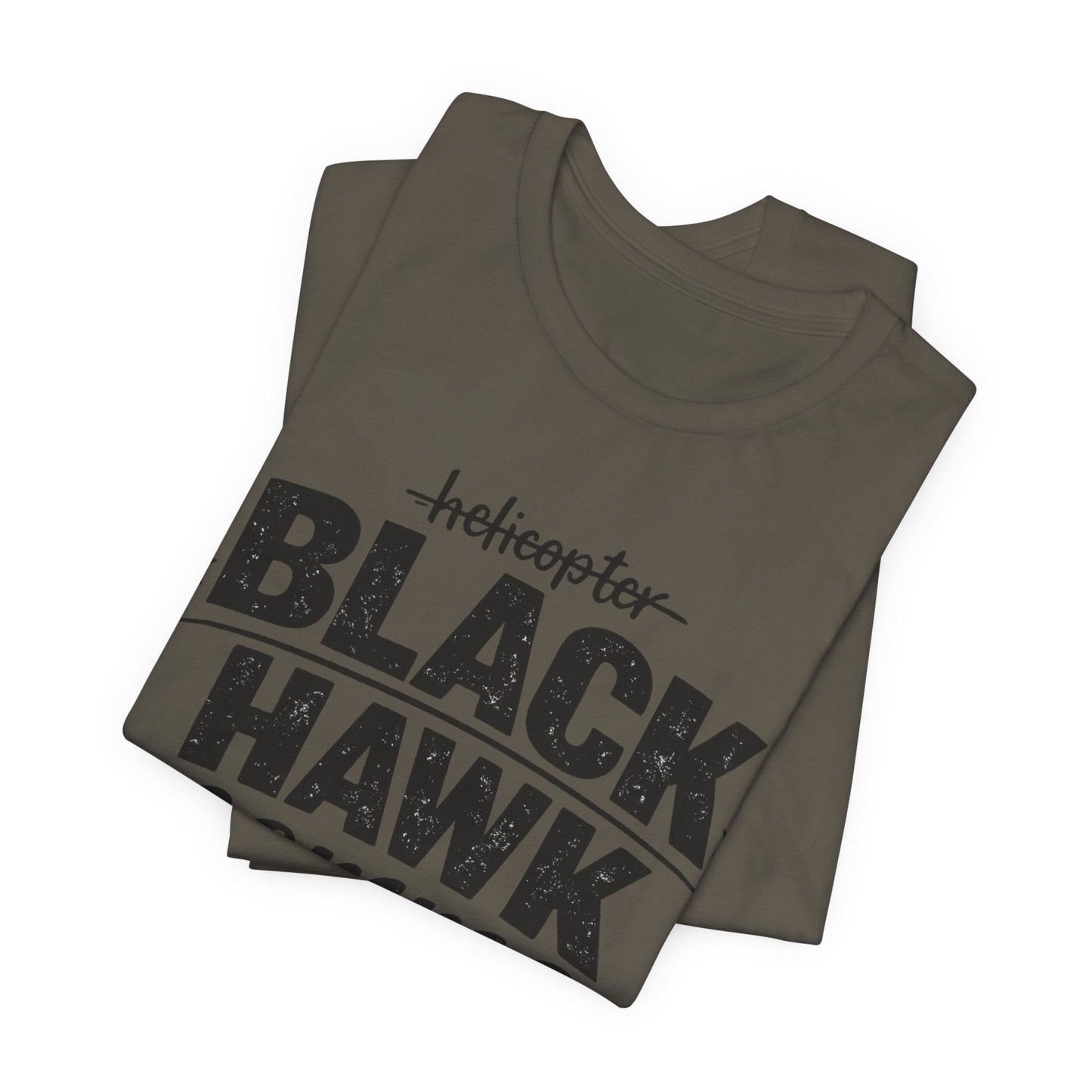 Black Hawk Momma Tee — 'Black Hawk Momma Here' Military Helicopter Mom Shirt
