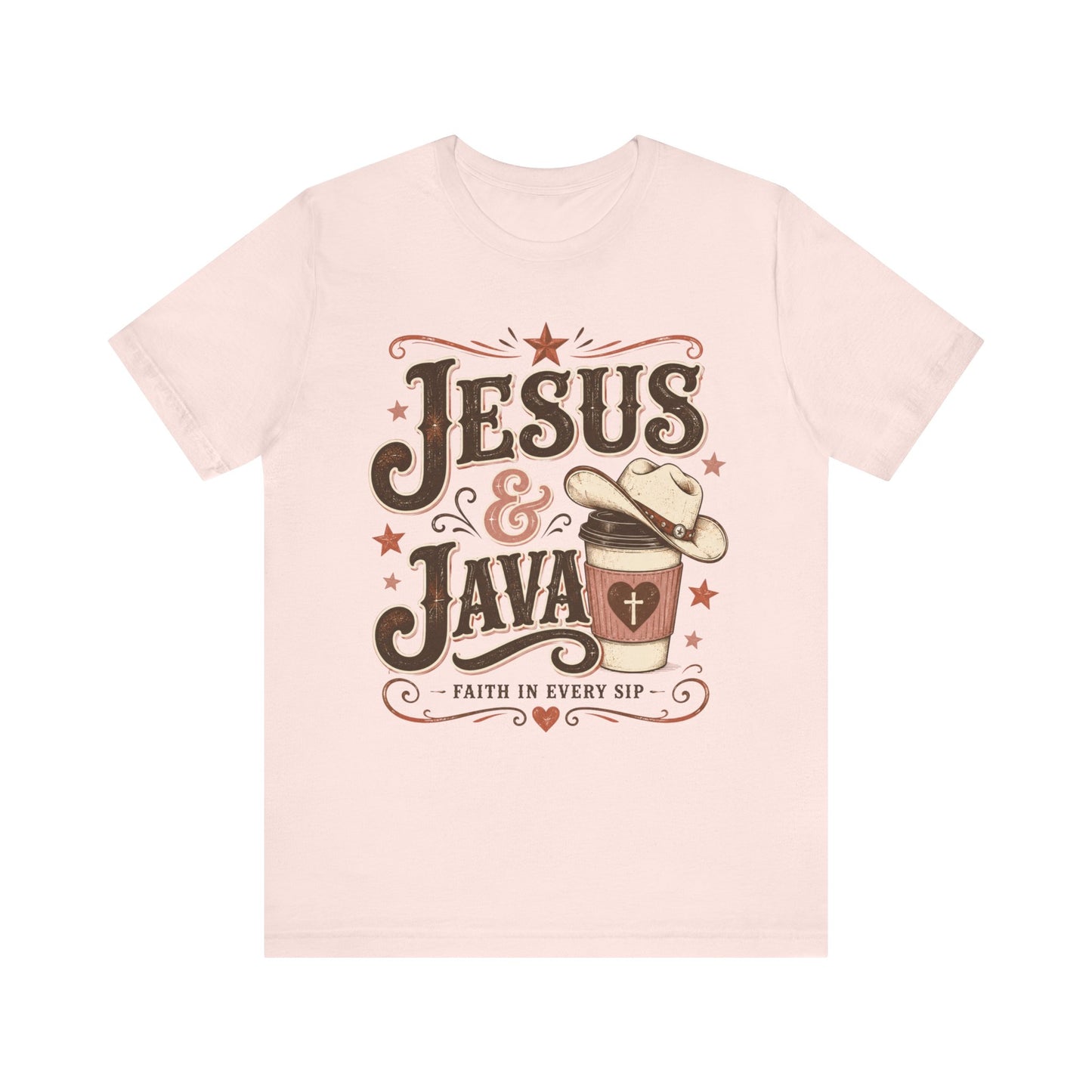 Jesus & Java Tee — Faith In Every Sip Christian Coffee T-Shirt