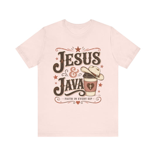 Jesus & Java Tee — Faith In Every Sip Christian Coffee T-Shirt