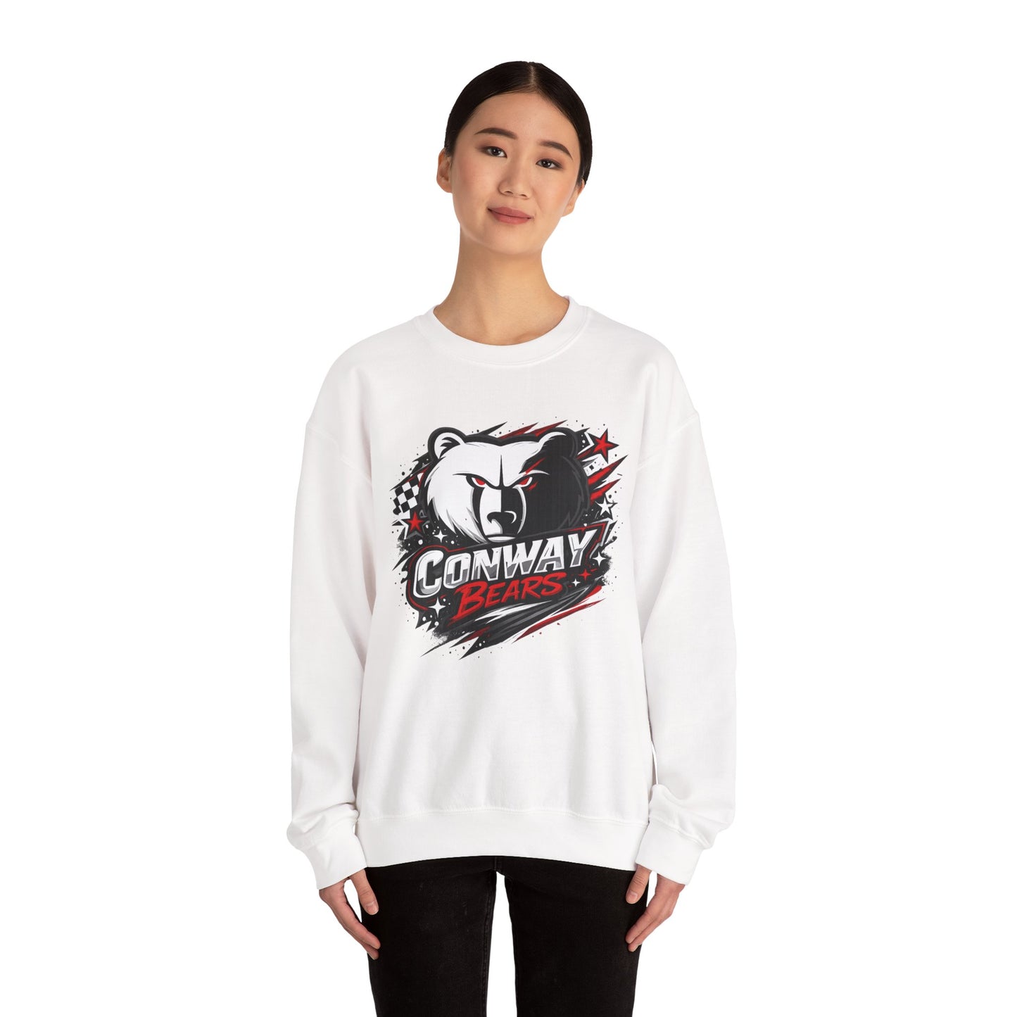 Conway Bears Crewneck Sweatshirt – Bold Mascot Graphic