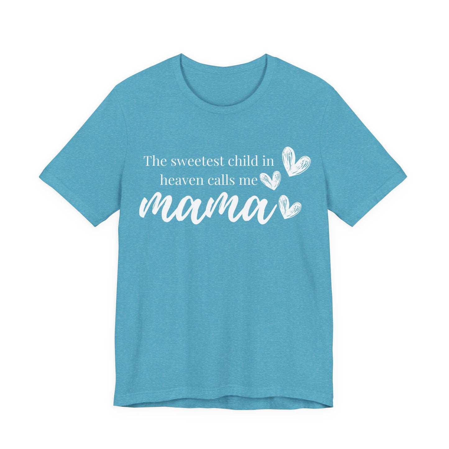 Mama Heart Tee — "mama" Script Mother's Day Pink Shirt