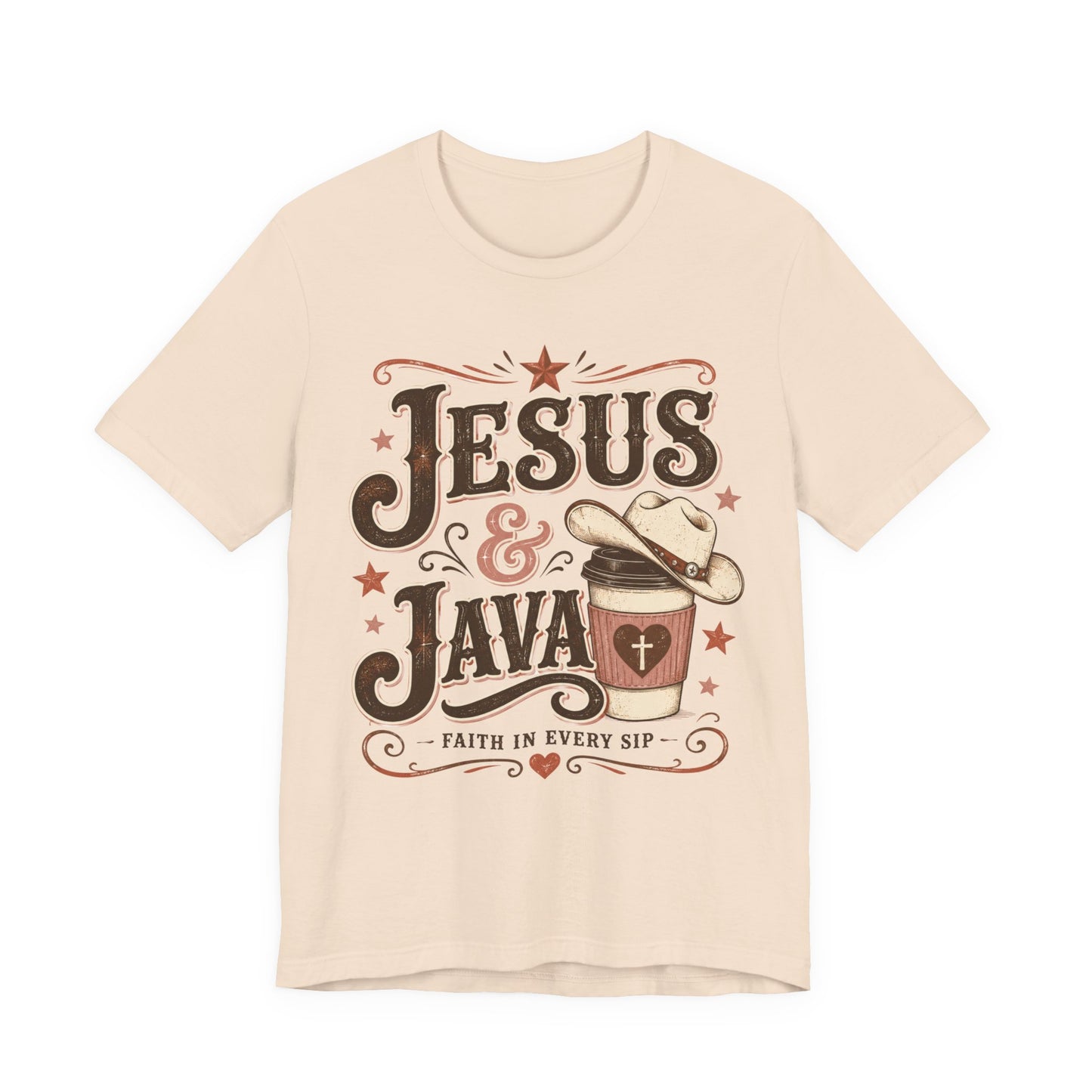 Jesus & Java Tee — Faith In Every Sip Christian Coffee T-Shirt