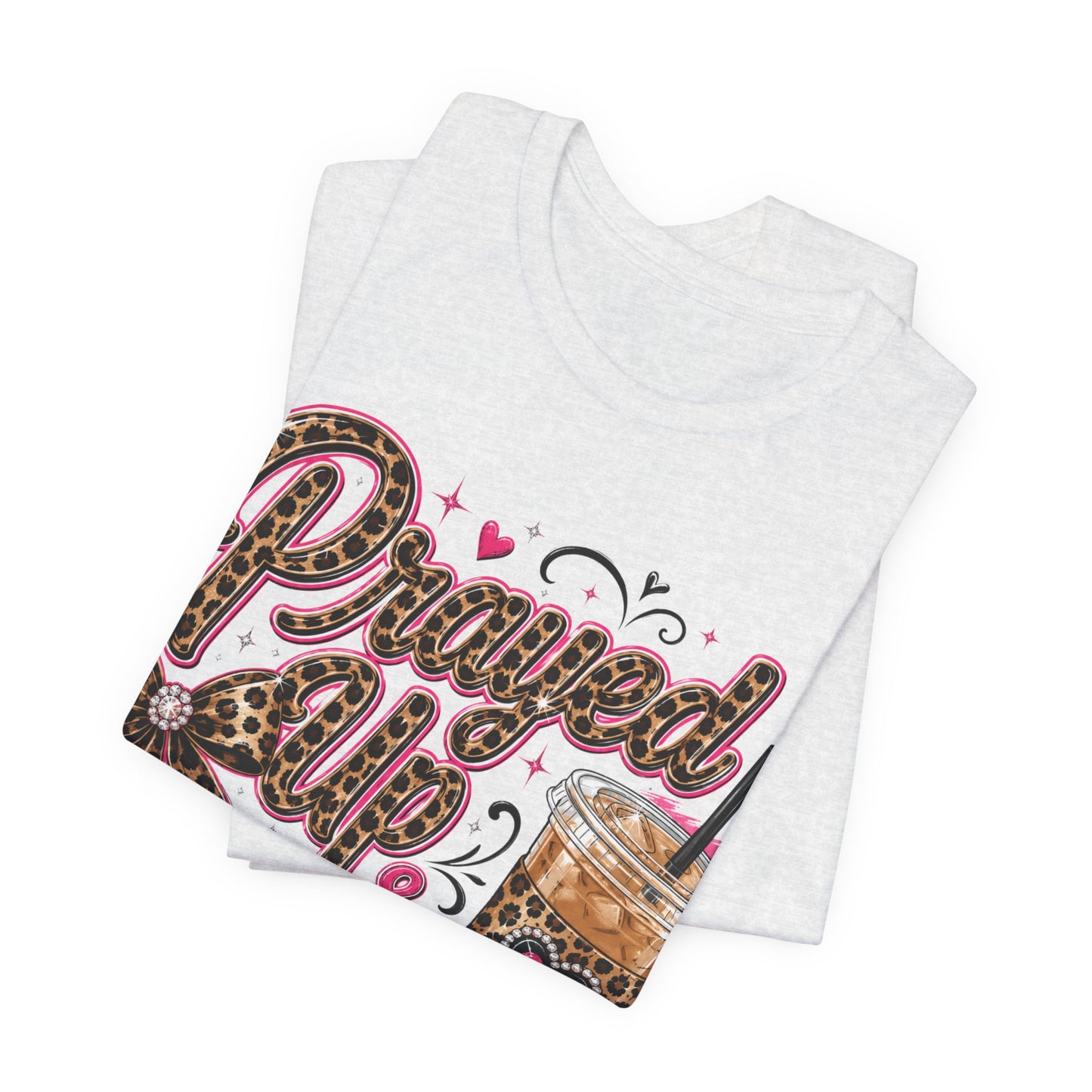 Priyved Up & Caffeinated Leopard Coffee T-Shirt