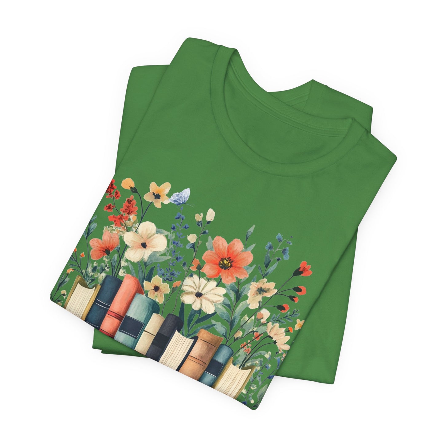 "There's No Such Thing as Too Many Books" T-Shirt — Book Lover Tee