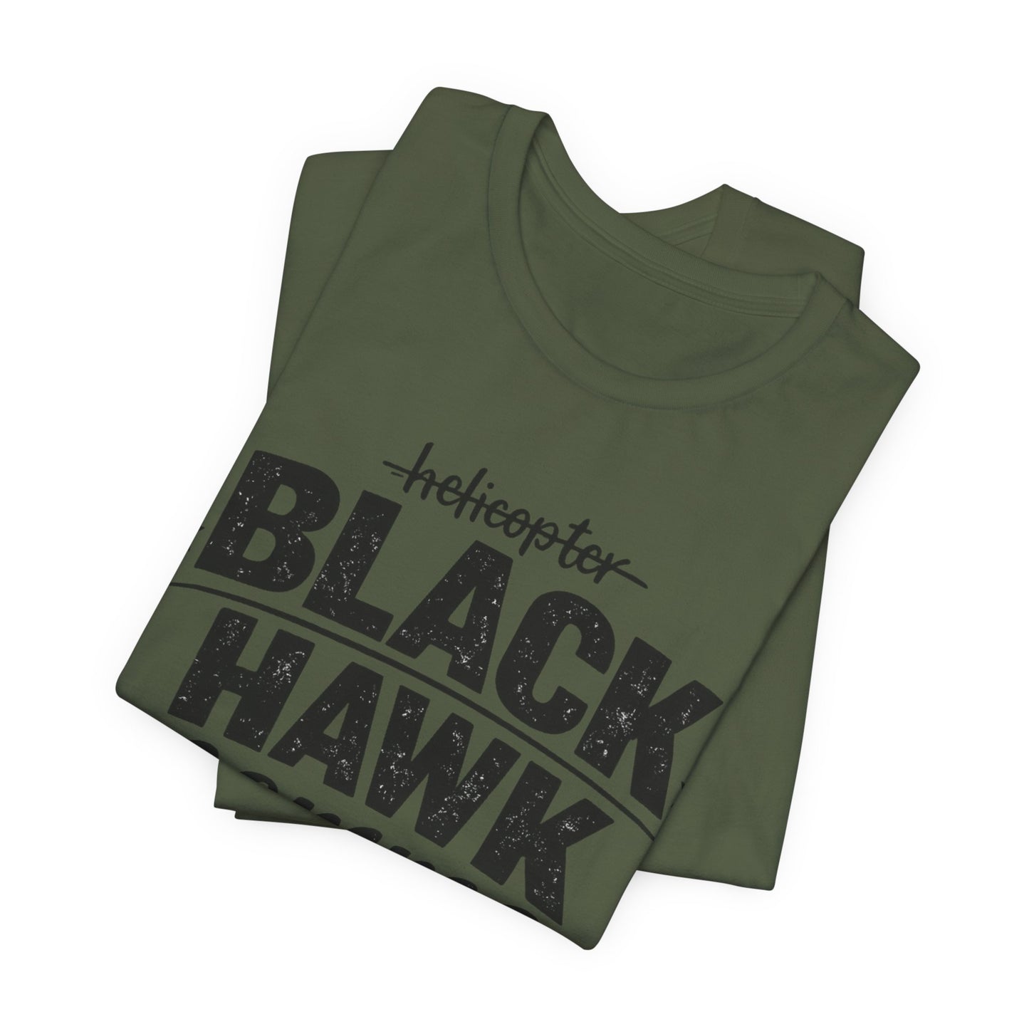Black Hawk Momma Tee — 'Black Hawk Momma Here' Military Helicopter Mom Shirt