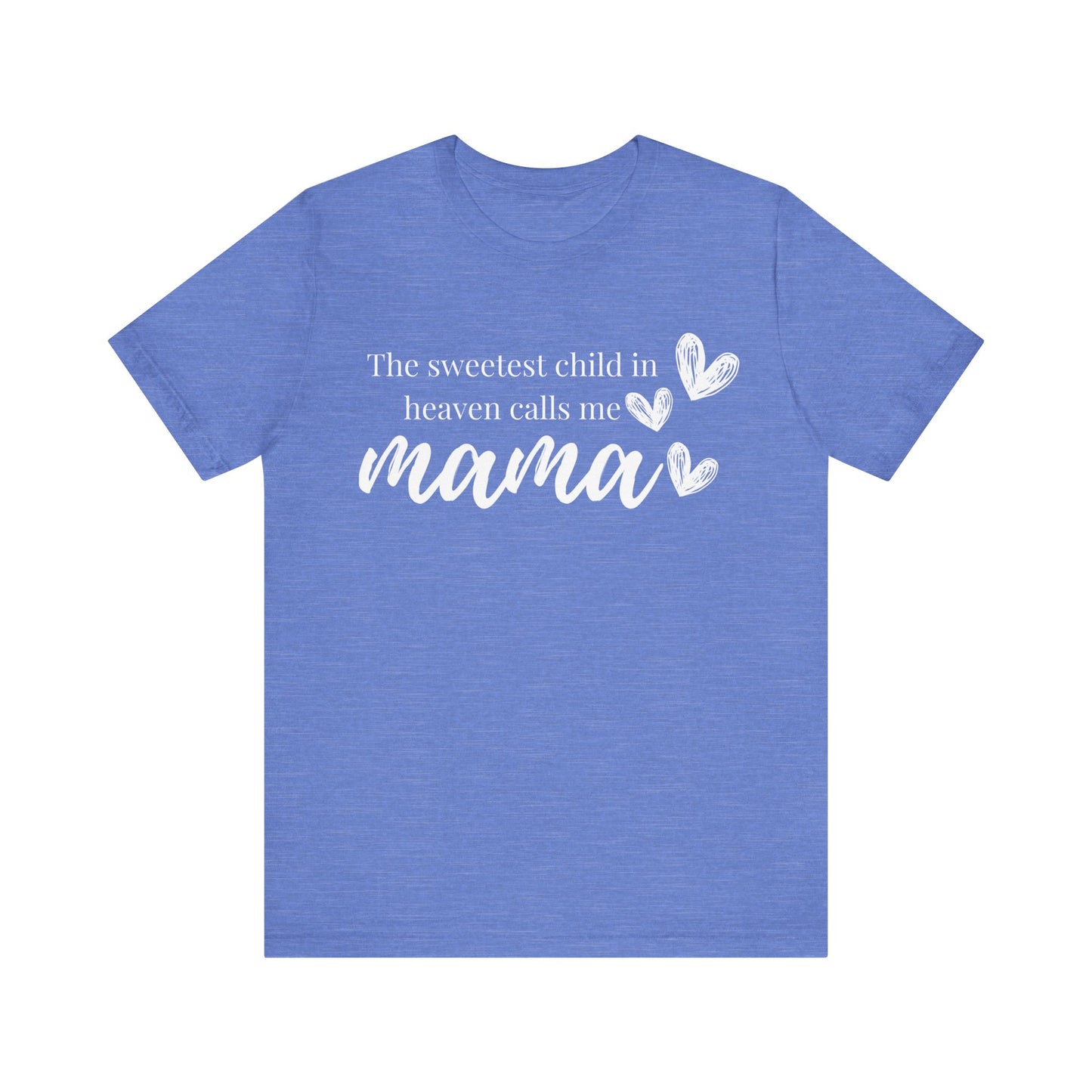 Mama Heart Tee — "mama" Script Mother's Day Pink Shirt