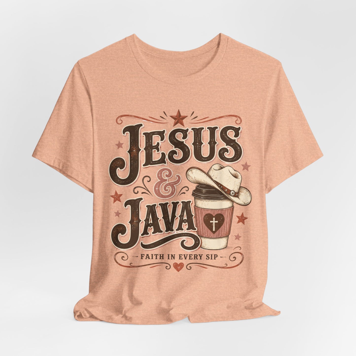 Jesus & Java Tee — Faith In Every Sip Christian Coffee T-Shirt