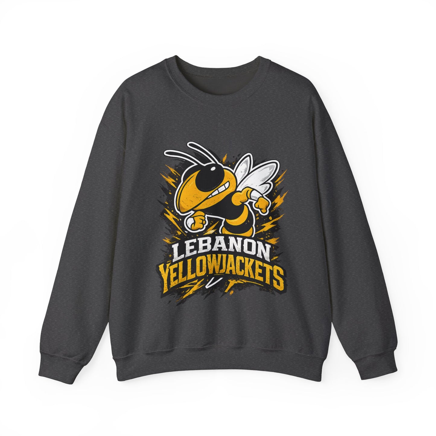 Lebanon Yellowjackets Mascot Crewneck Sweatshirt