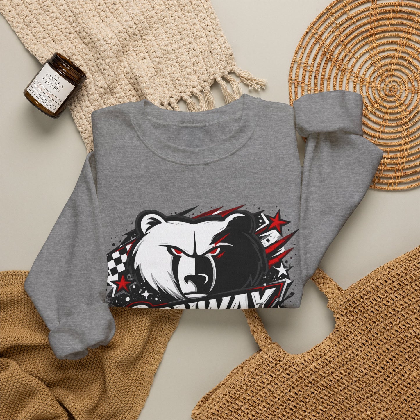Conway Bears Crewneck Sweatshirt – Bold Mascot Graphic