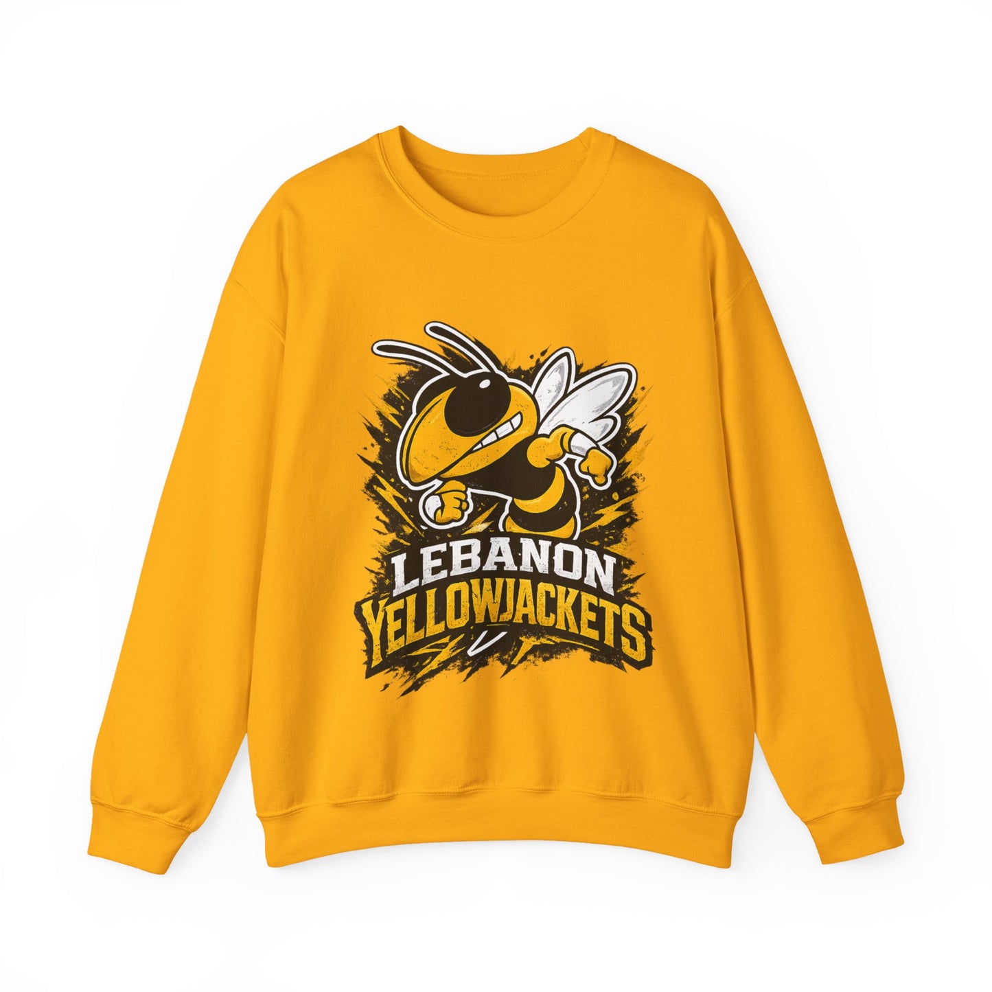 Lebanon Yellowjackets Mascot Crewneck Sweatshirt