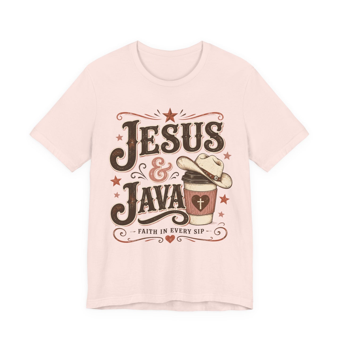 Jesus & Java Tee — Faith In Every Sip Christian Coffee T-Shirt