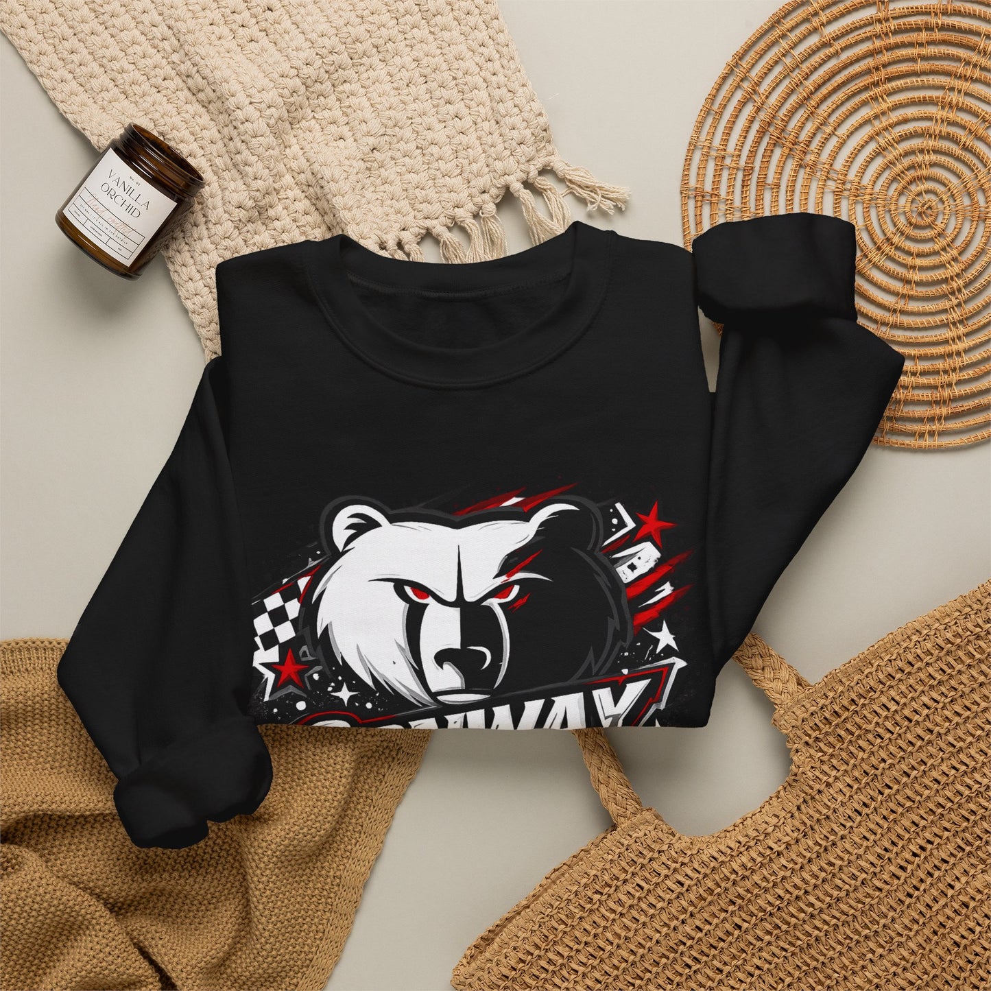 Conway Bears Crewneck Sweatshirt – Bold Mascot Graphic