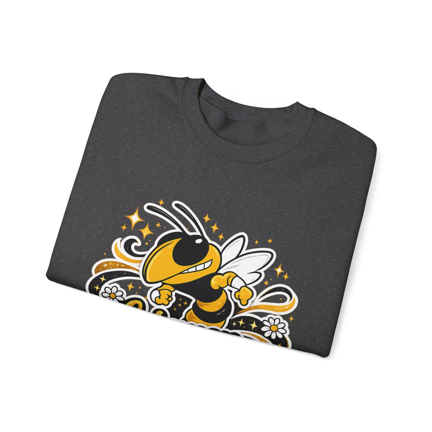 Lebanon Yellowjackets Crewneck Sweatshirt — Retro Mascot School Spirit Pullover