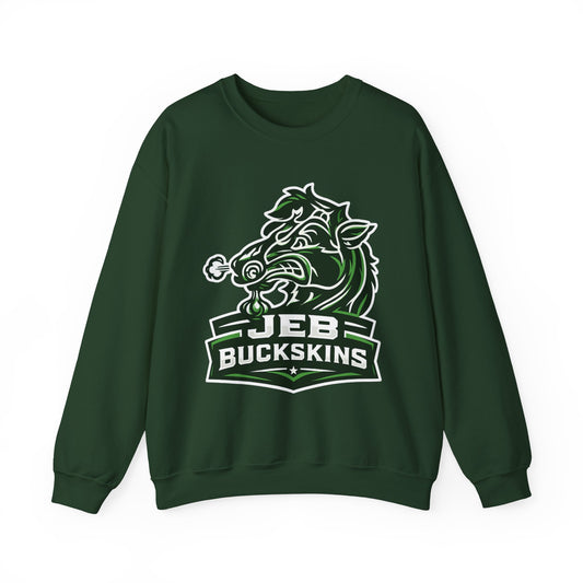 JEB Buckskins Crewneck Sweatshirt – Wild Boar Mascot Graphic