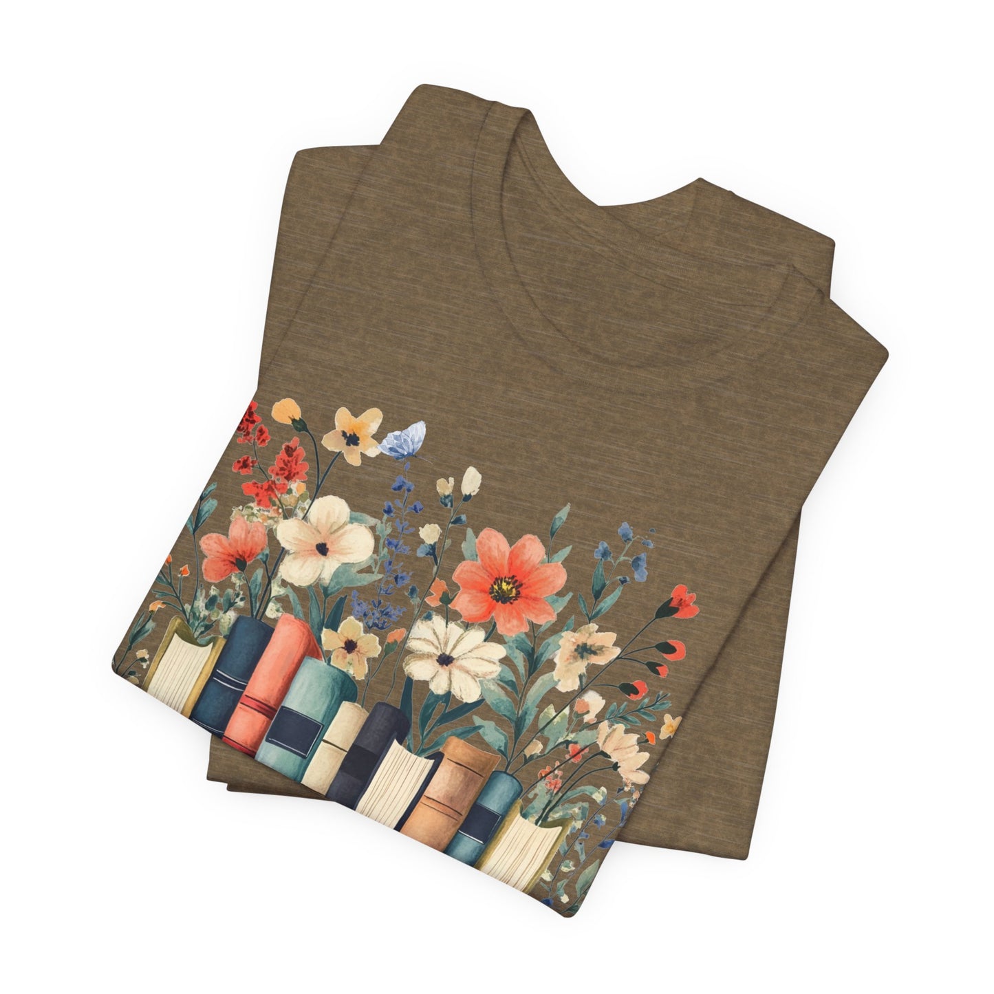 "There's No Such Thing as Too Many Books" T-Shirt — Book Lover Tee