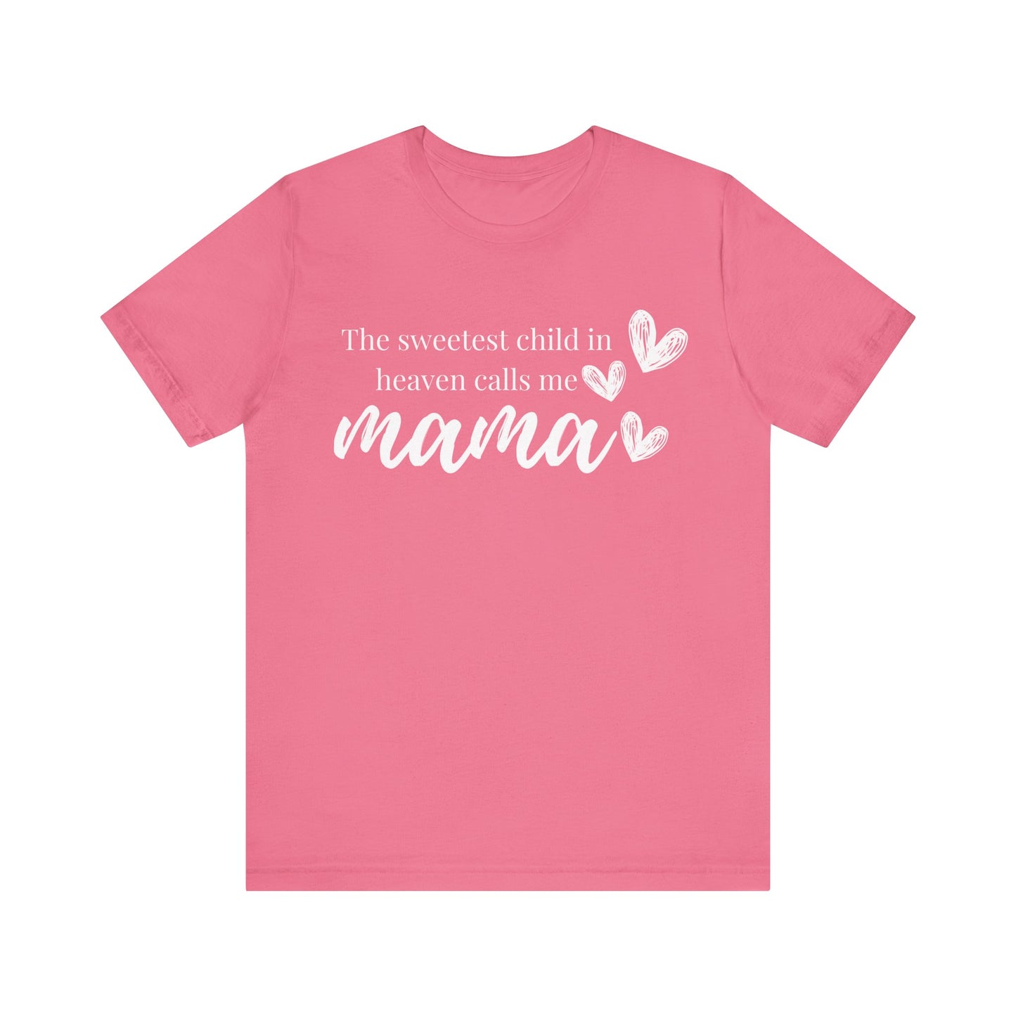 Mama Heart Tee — "mama" Script Mother's Day Pink Shirt