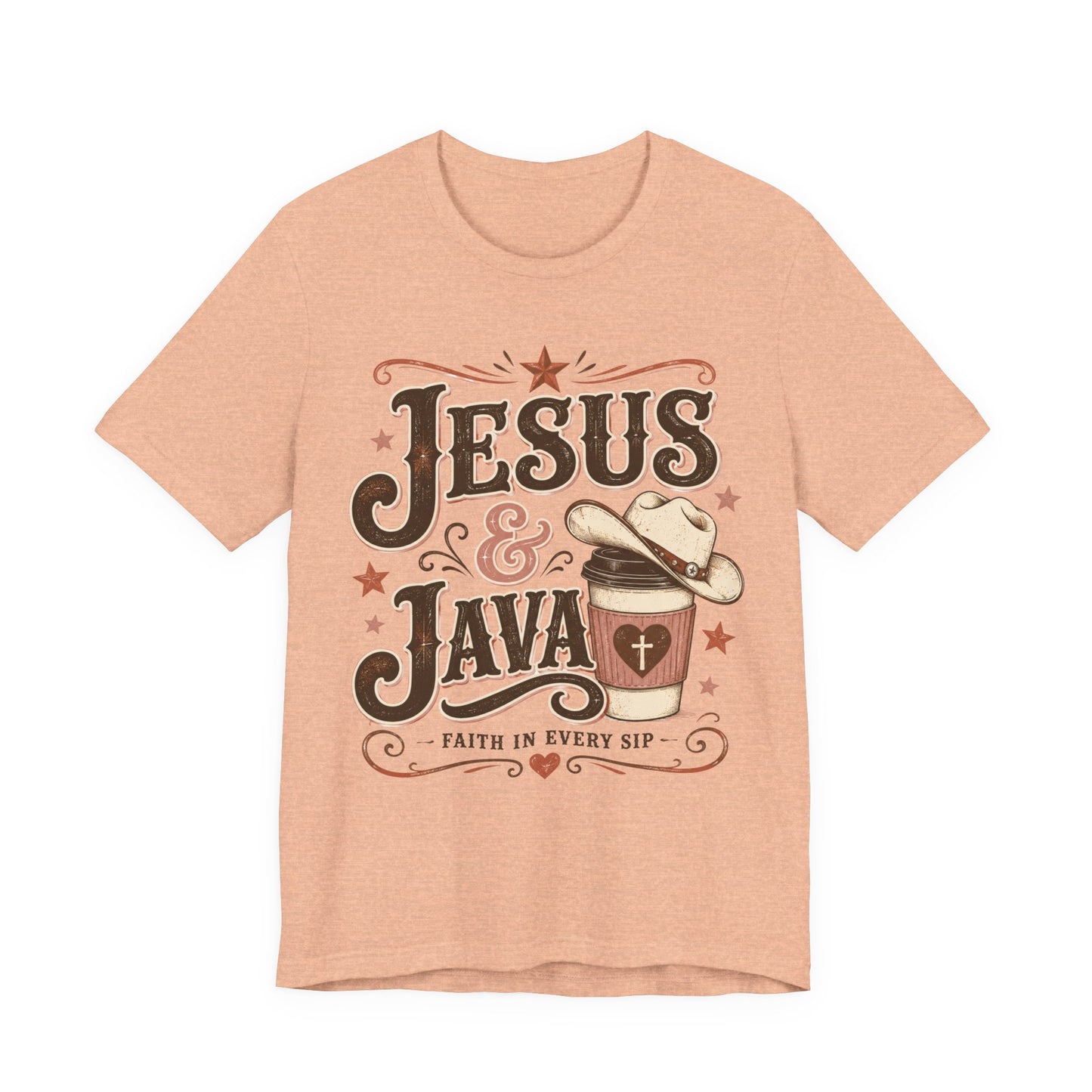 Jesus & Java Tee — Faith In Every Sip Christian Coffee T-Shirt