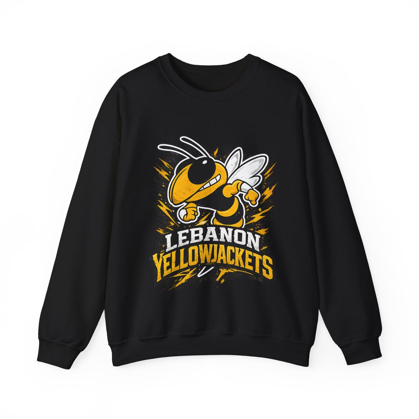 Lebanon Yellowjackets Mascot Crewneck Sweatshirt