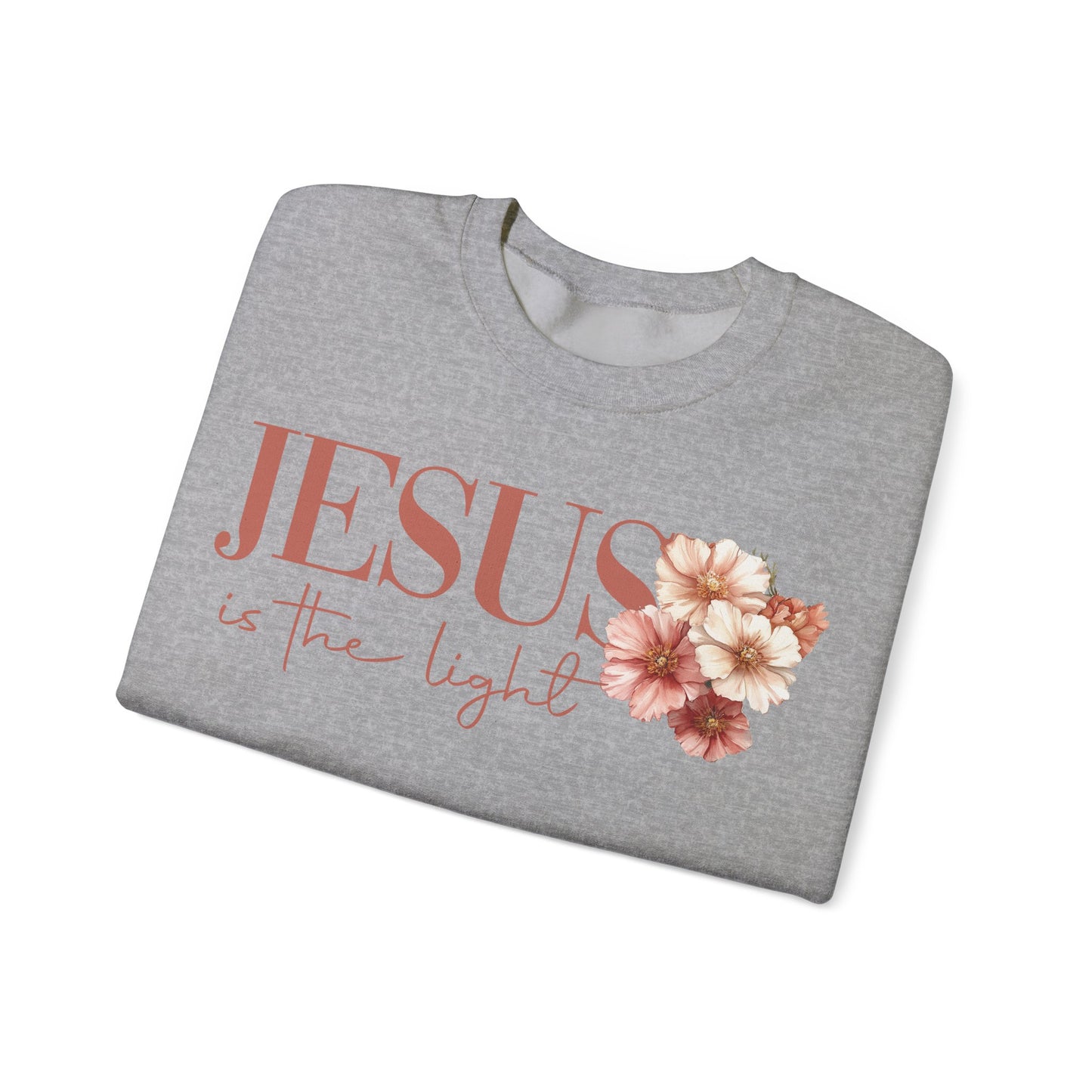 Jesus Is The Light Crewneck Sweatshirt