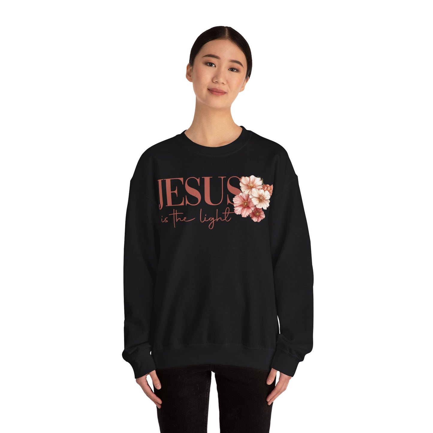 Jesus Is The Light Crewneck Sweatshirt