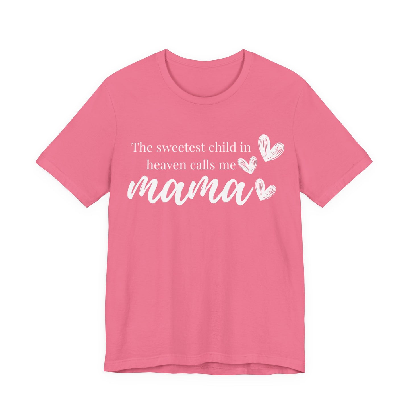 Mama Heart Tee — "mama" Script Mother's Day Pink Shirt