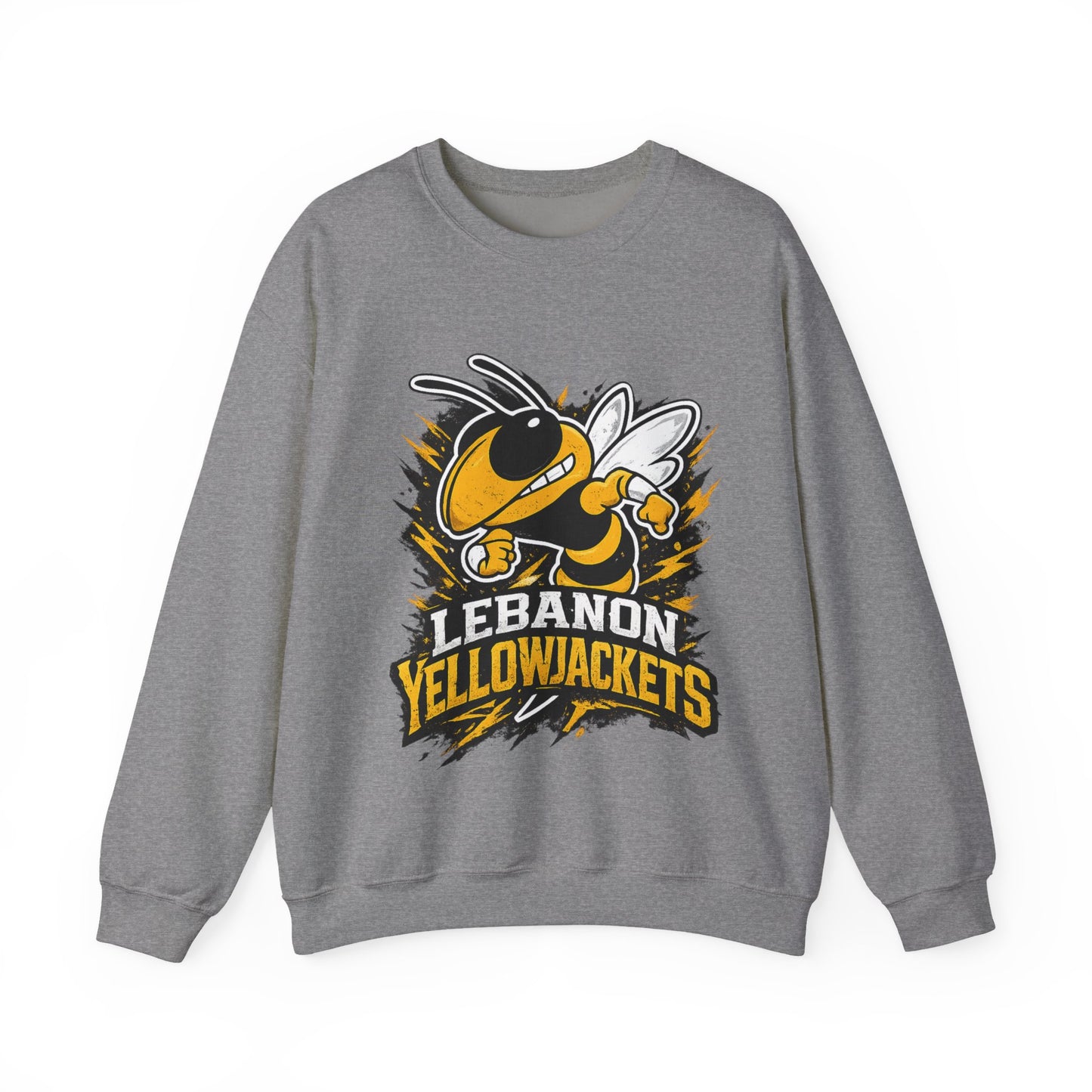 Lebanon Yellowjackets Mascot Crewneck Sweatshirt