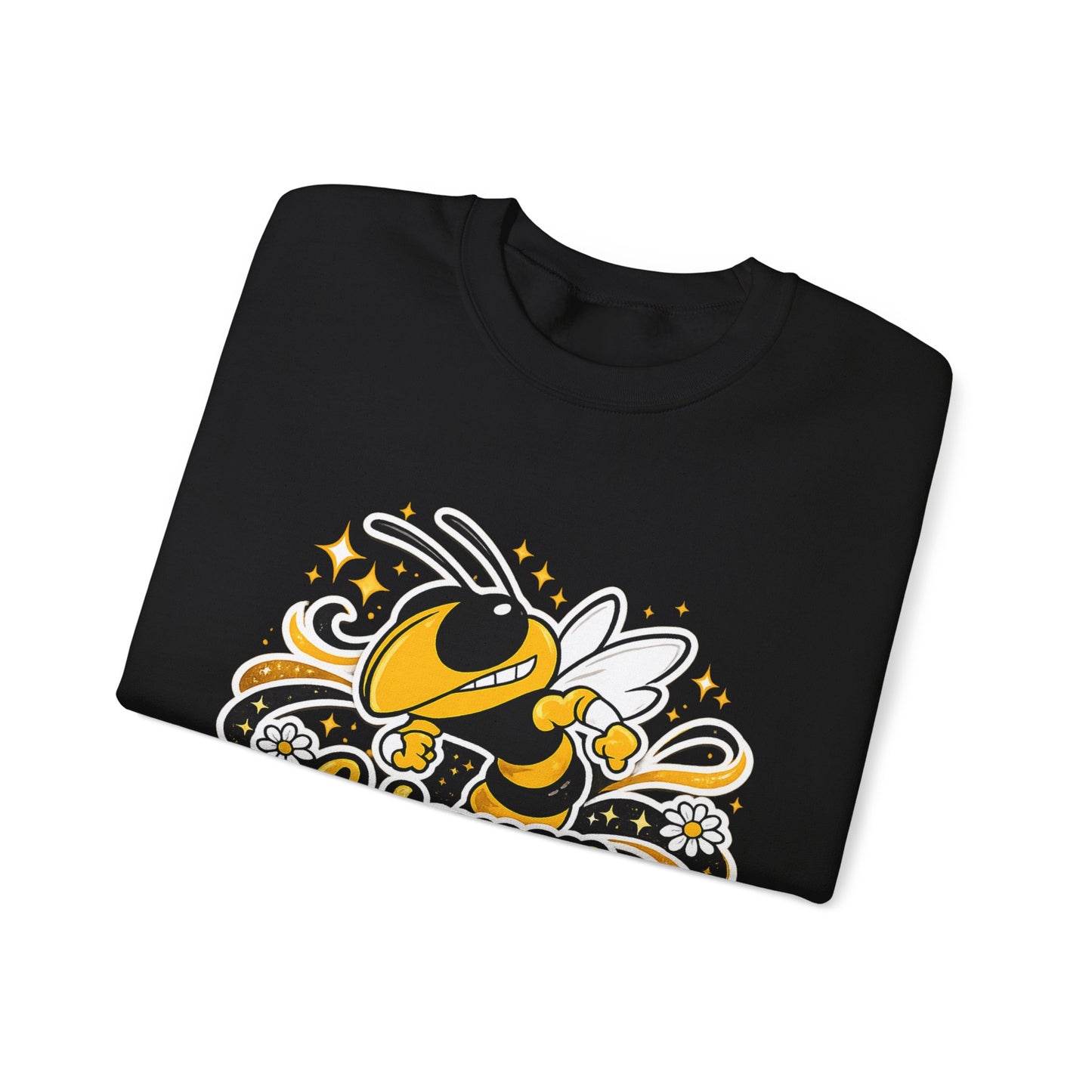 Lebanon Yellowjackets Crewneck Sweatshirt — Retro Mascot School Spirit Pullover