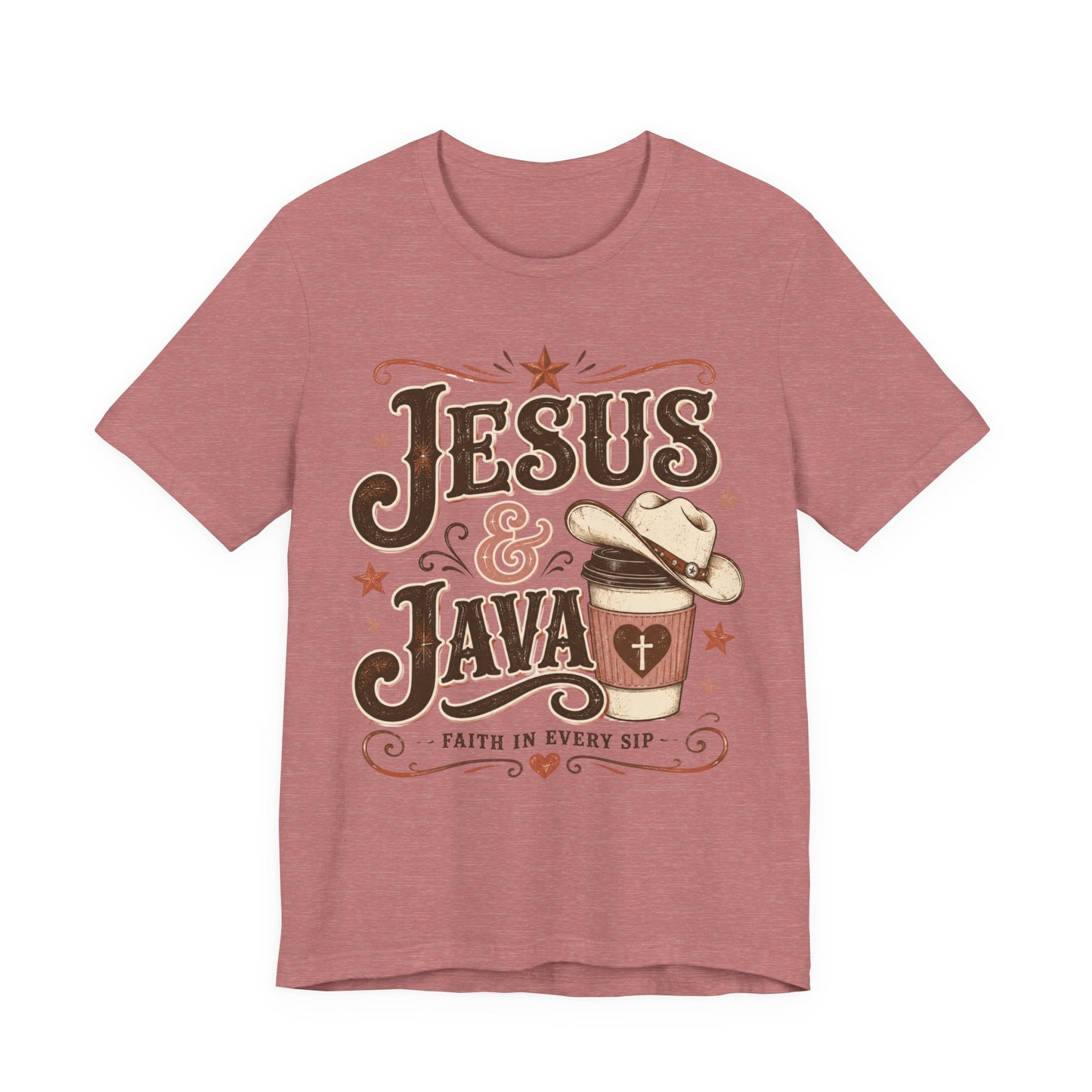 Jesus & Java Tee — Faith In Every Sip Christian Coffee T-Shirt