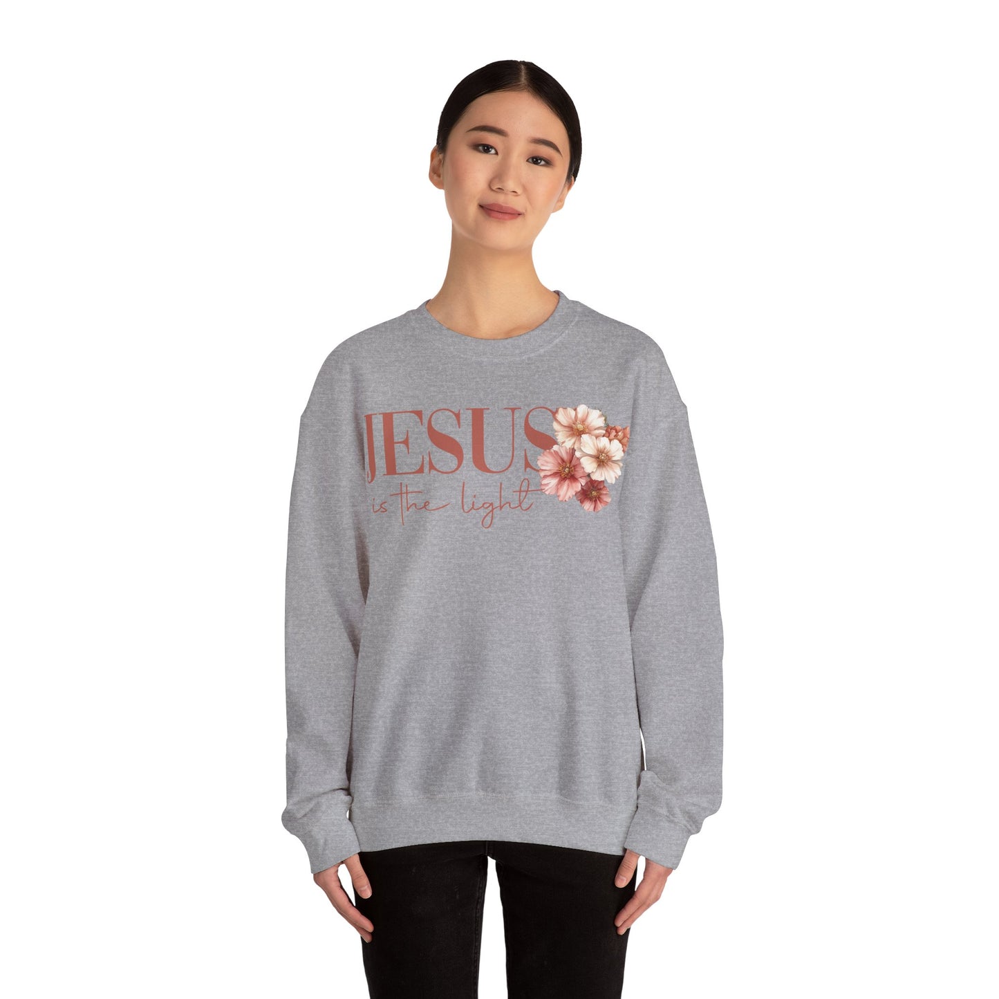 Jesus Is The Light Crewneck Sweatshirt