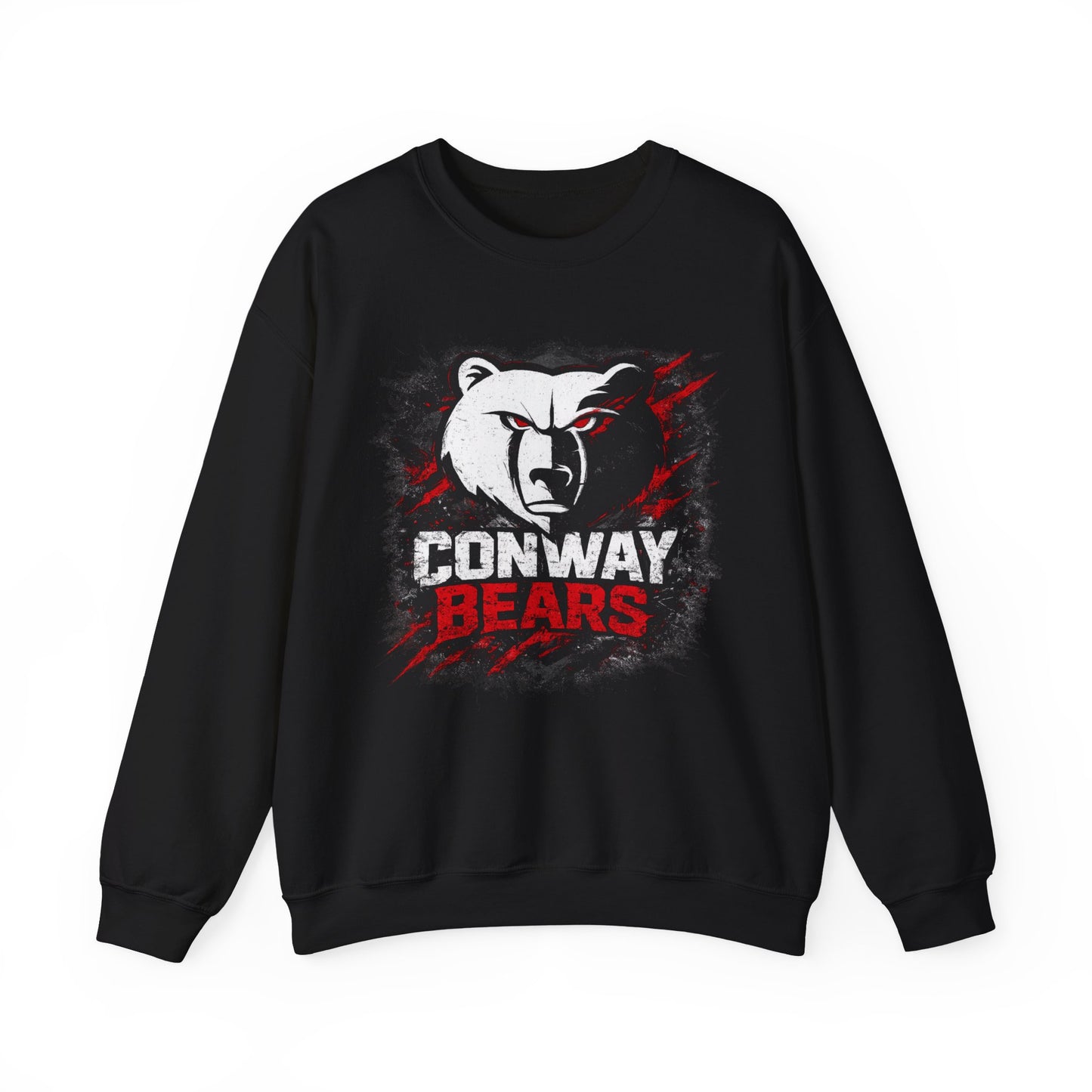 Conway Bears Crewneck Sweatshirt — Athletic Mascot Pullover
