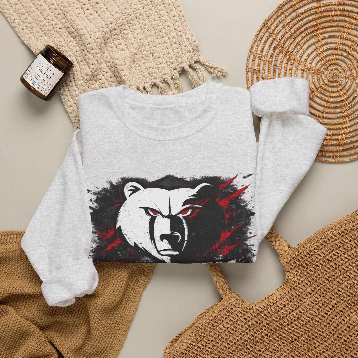 Conway Bears Crewneck Sweatshirt — Athletic Mascot Pullover