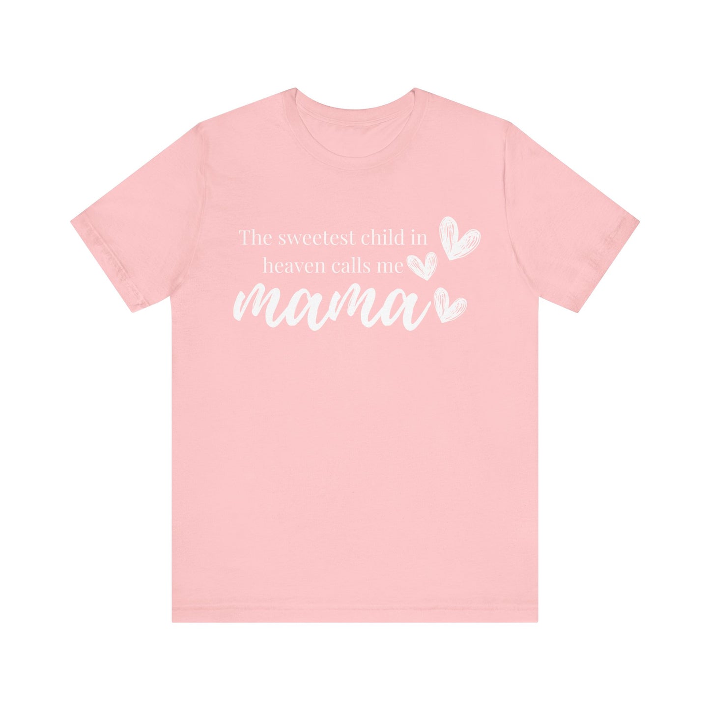 Mama Heart Tee — "mama" Script Mother's Day Pink Shirt