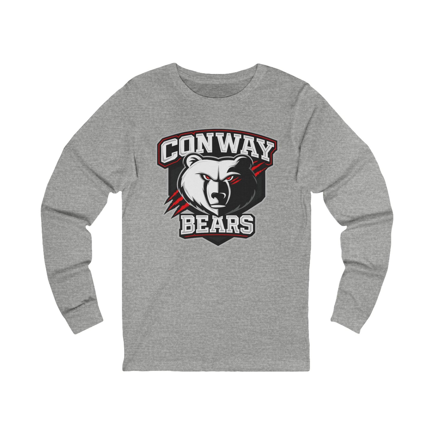 Conway Bears Long Sleeve Tee — Fierce Mascot Sports Shirt