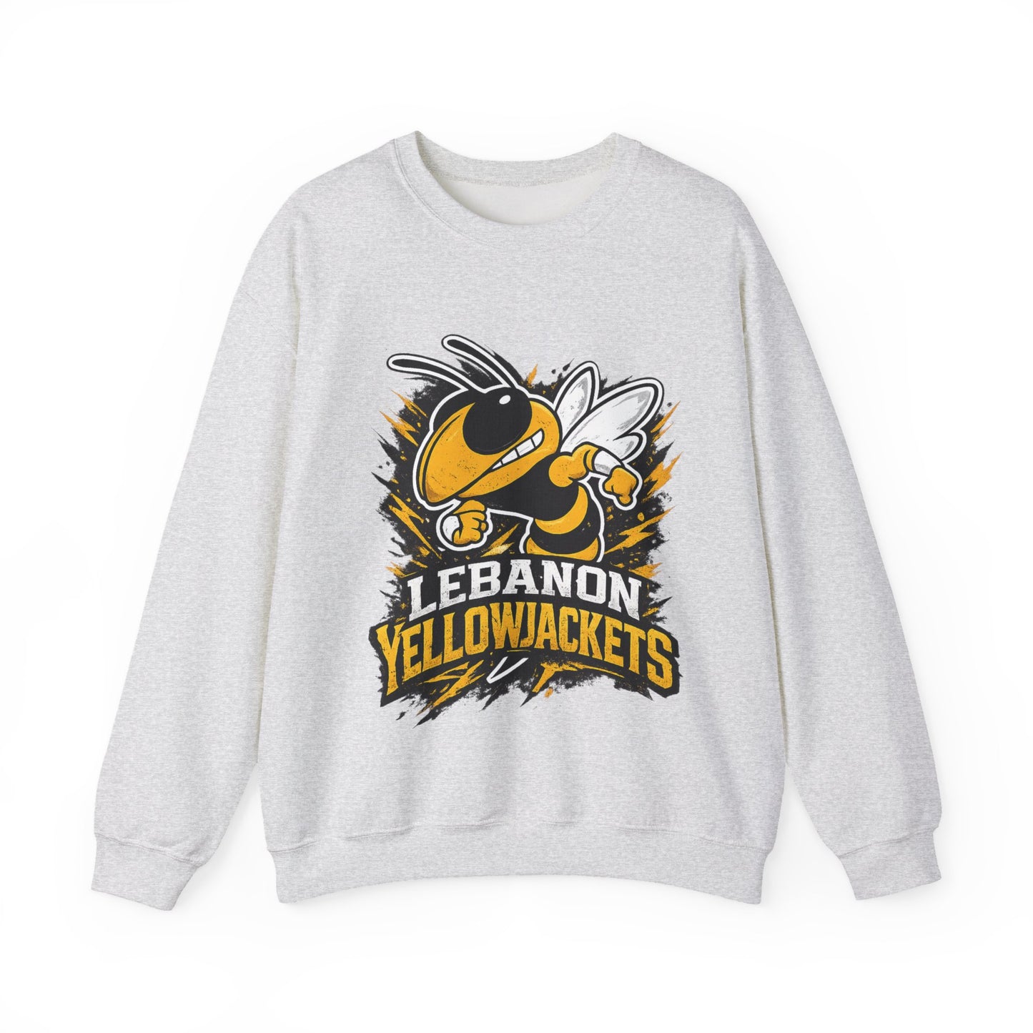 Lebanon Yellowjackets Mascot Crewneck Sweatshirt