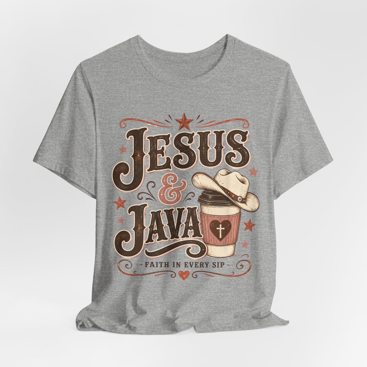 Jesus & Java Tee — Faith In Every Sip Christian Coffee T-Shirt