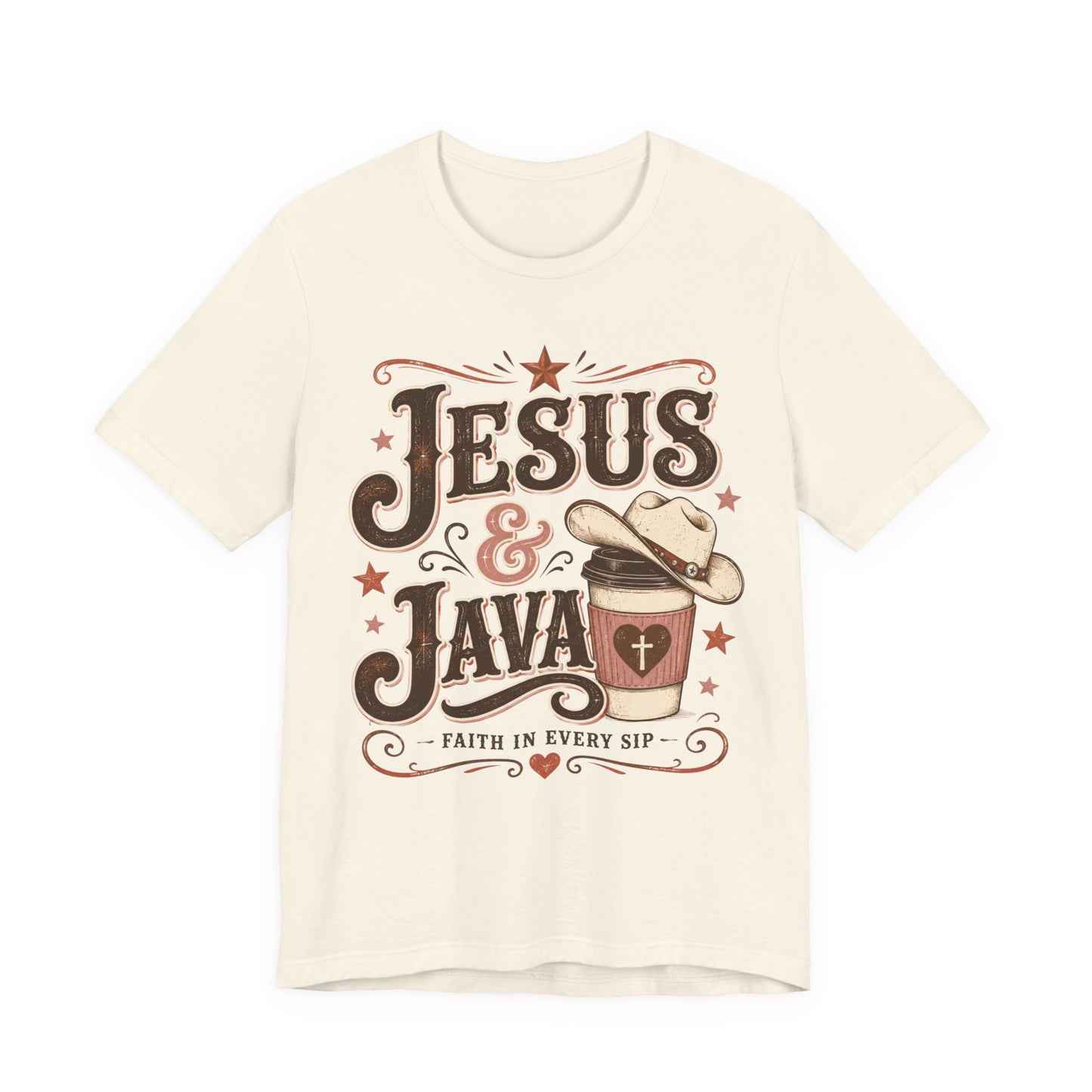 Jesus & Java Tee — Faith In Every Sip Christian Coffee T-Shirt