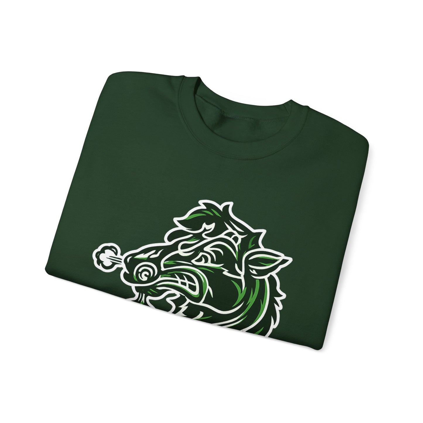 JEB Buckskins Crewneck Sweatshirt – Wild Boar Mascot Graphic