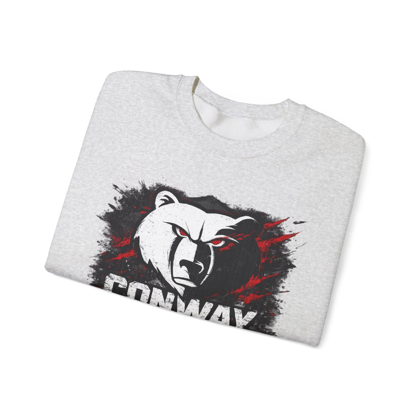Conway Bears Crewneck Sweatshirt — Athletic Mascot Pullover