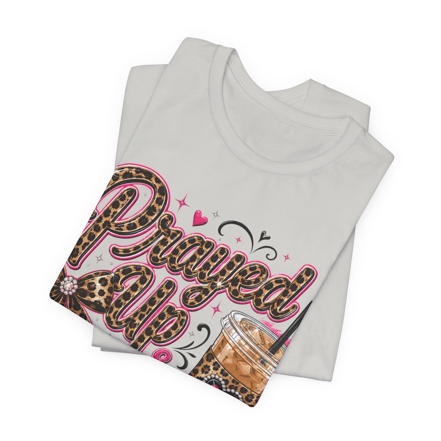 Priyved Up & Caffeinated Leopard Coffee T-Shirt