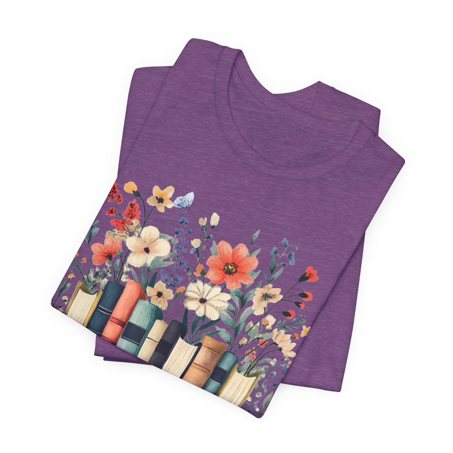 "There's No Such Thing as Too Many Books" T-Shirt — Book Lover Tee
