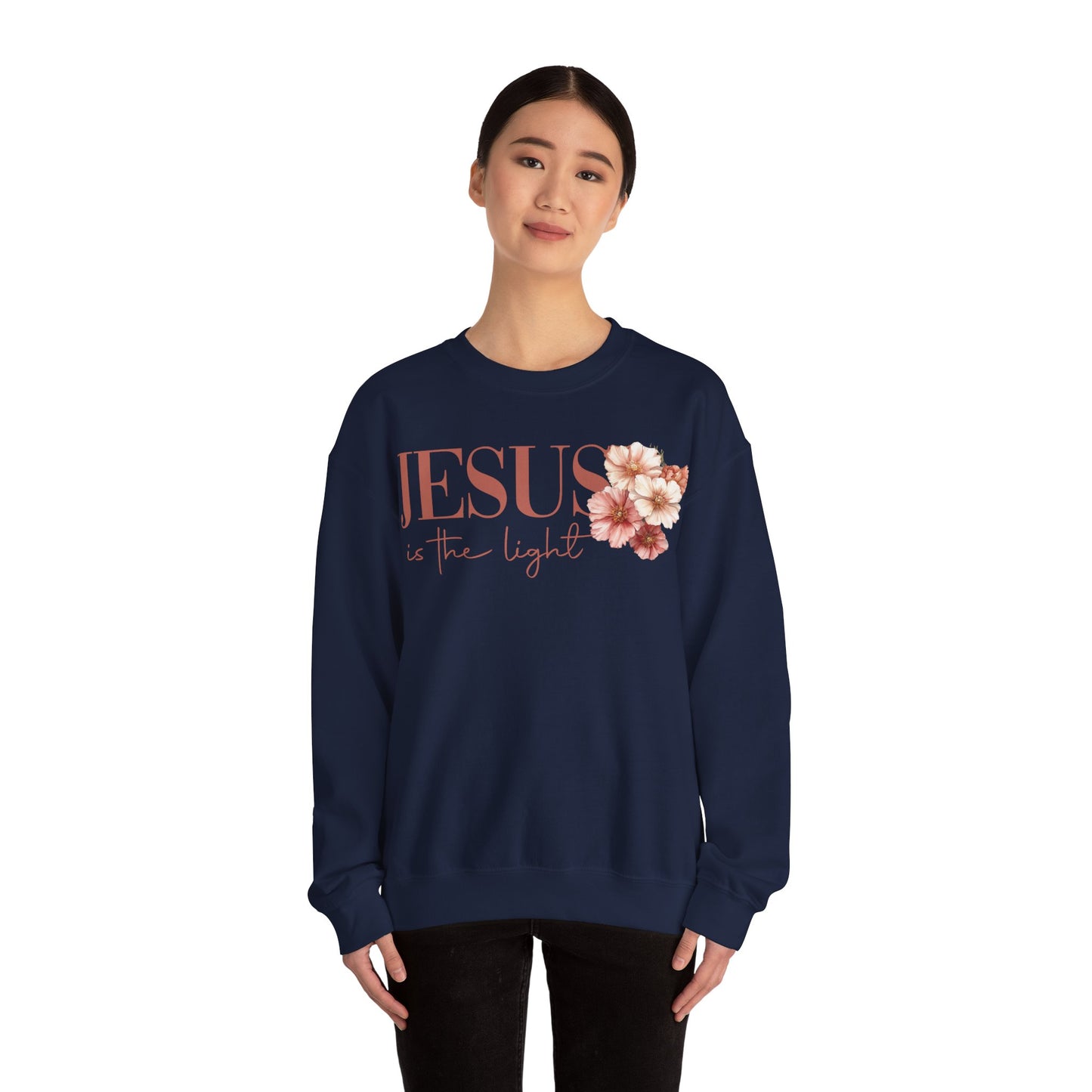 Jesus Is The Light Crewneck Sweatshirt