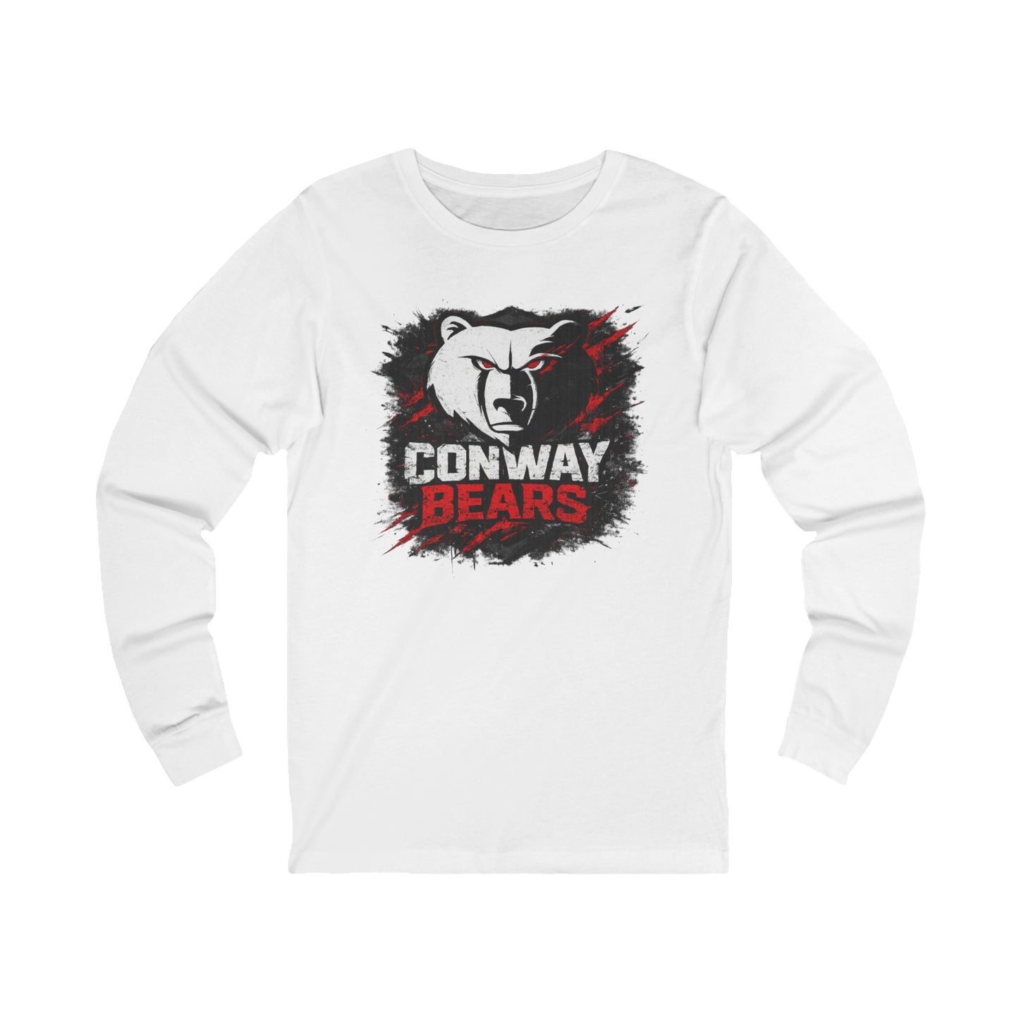 Conway Bears Long Sleeve Tee — Fierce Mascot Graphic Shirt
